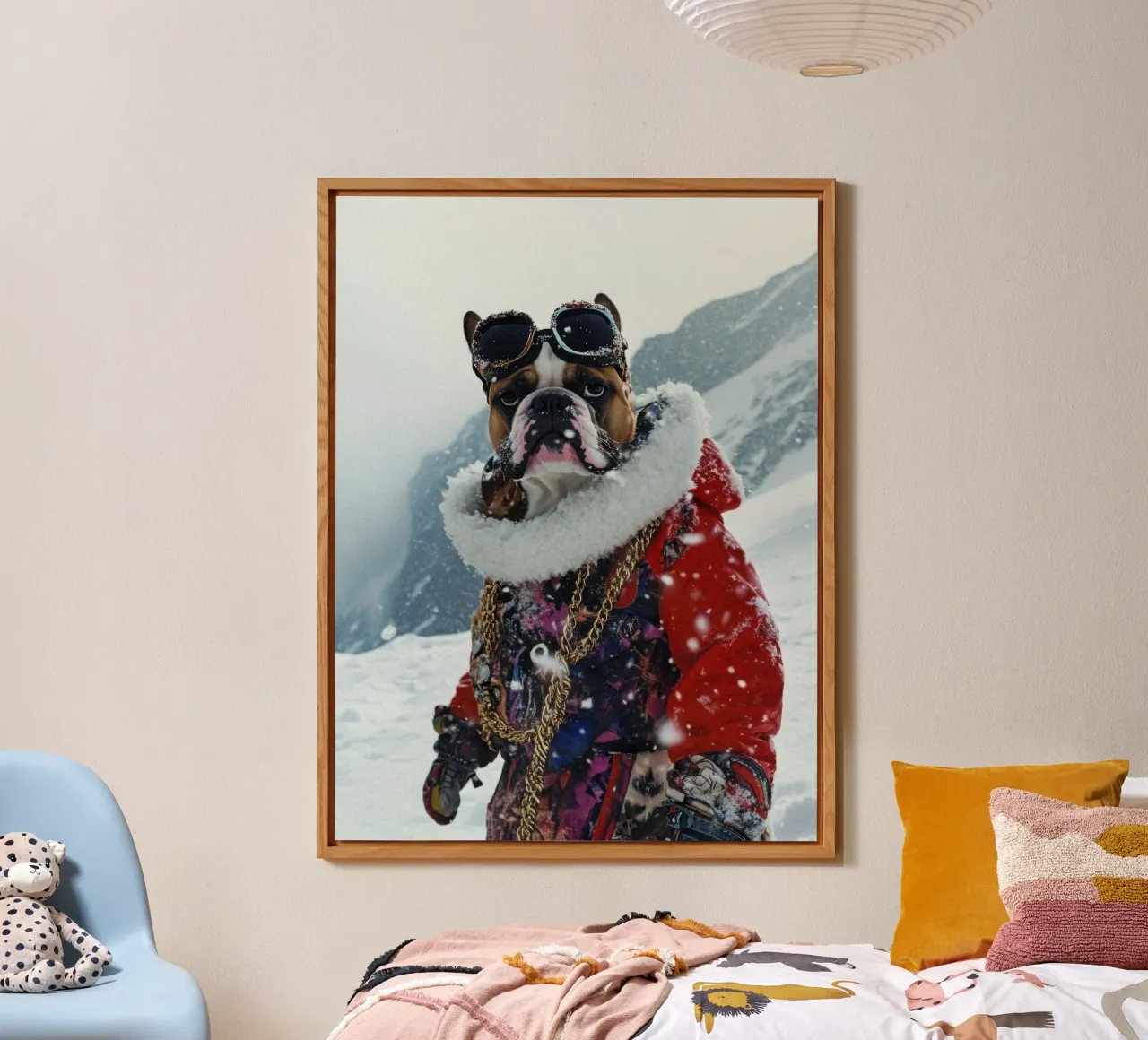 Sergio alluminio dibond da Affiches Chien Originales – Dogland