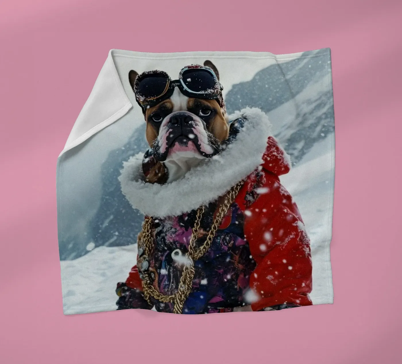 Sergio fleece blanket by Affiches Chien Originales – Dogland