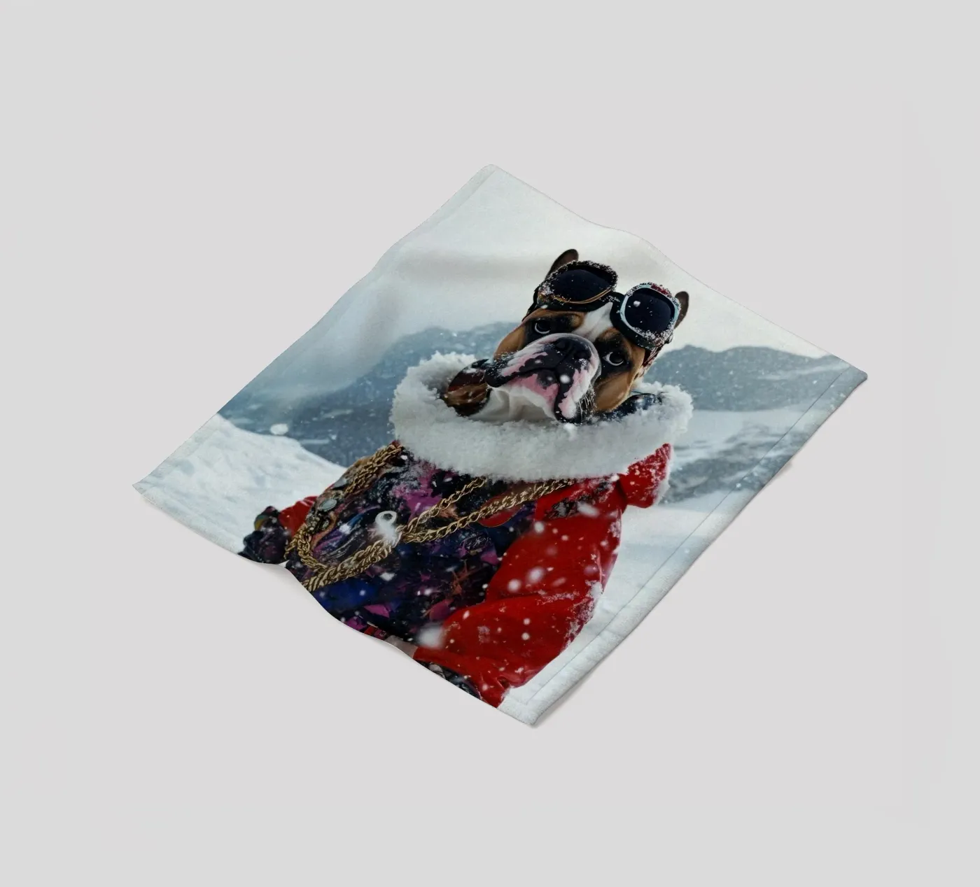 Sergio fleece blanket by Affiches Chien Originales – Dogland