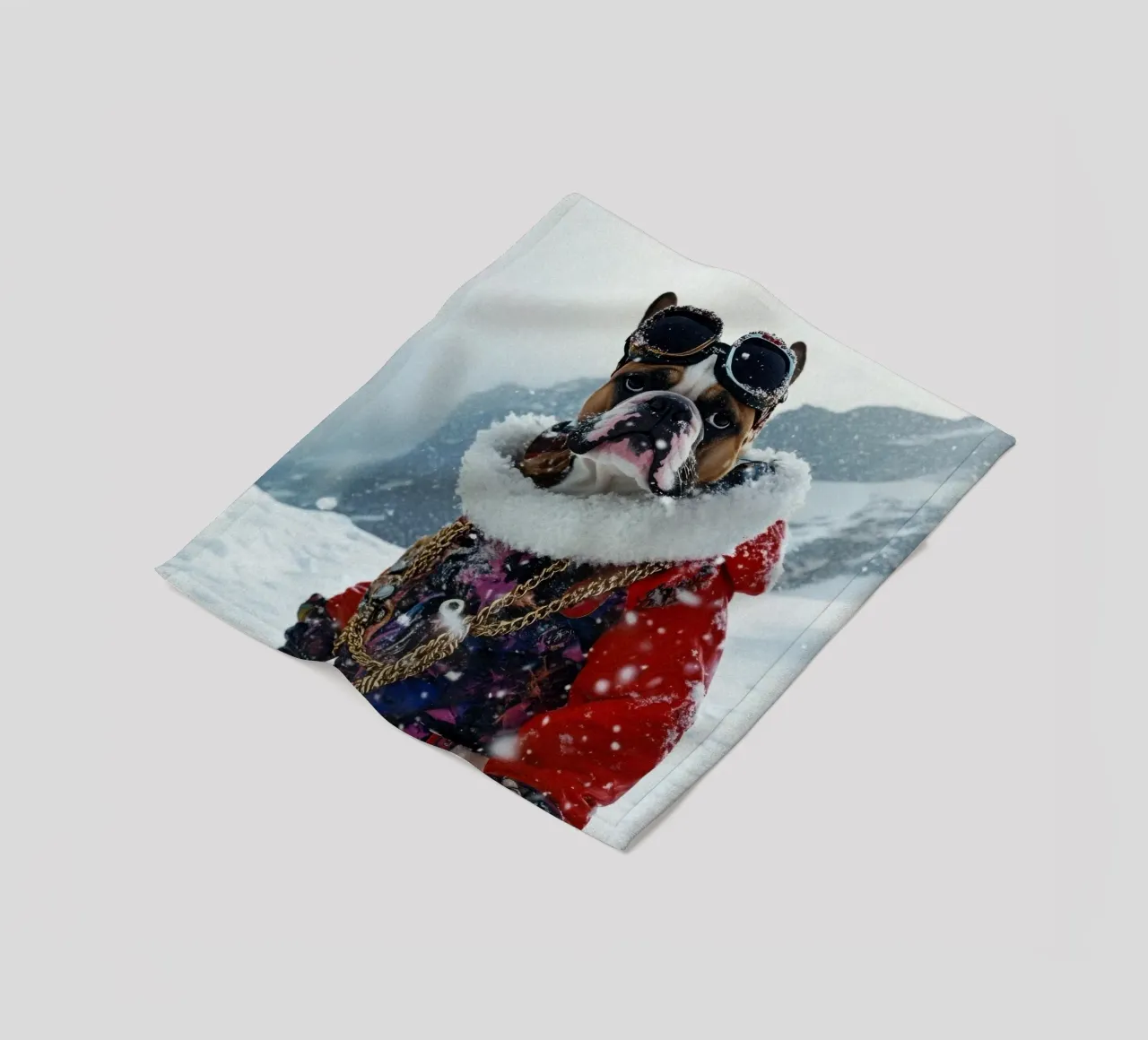 Sergio fleecedeken van Affiches Chien Originales – Dogland