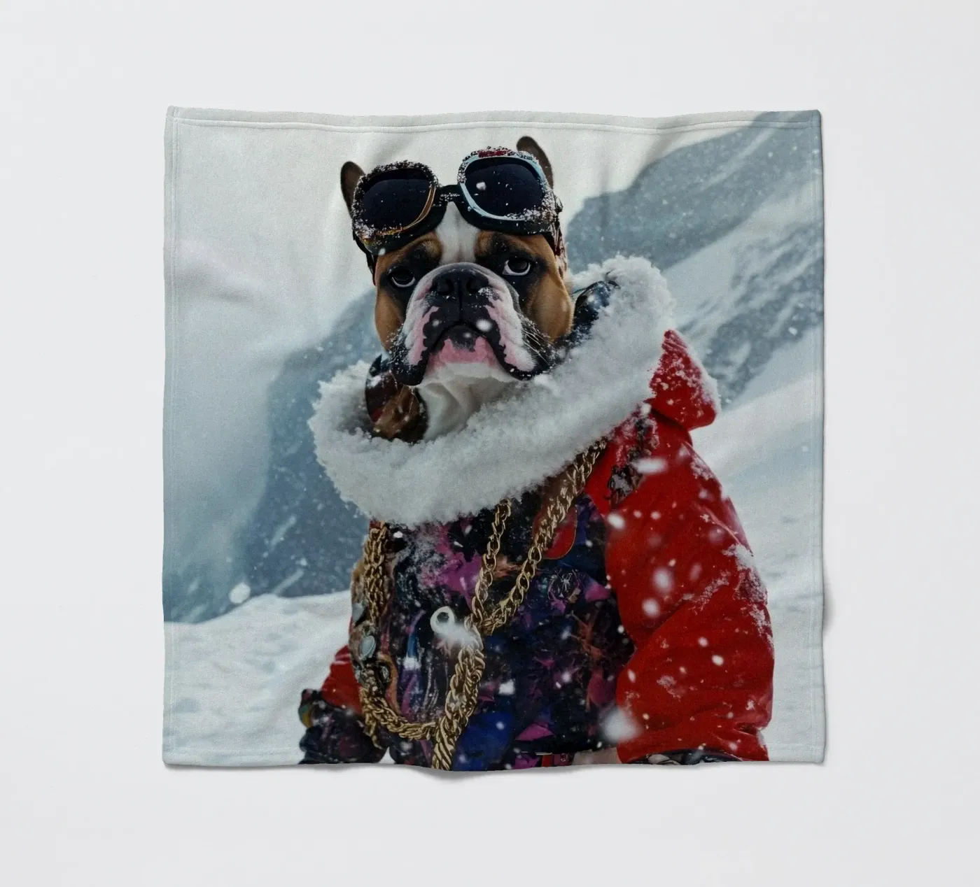 Sergio fleece blanket by Affiches Chien Originales – Dogland