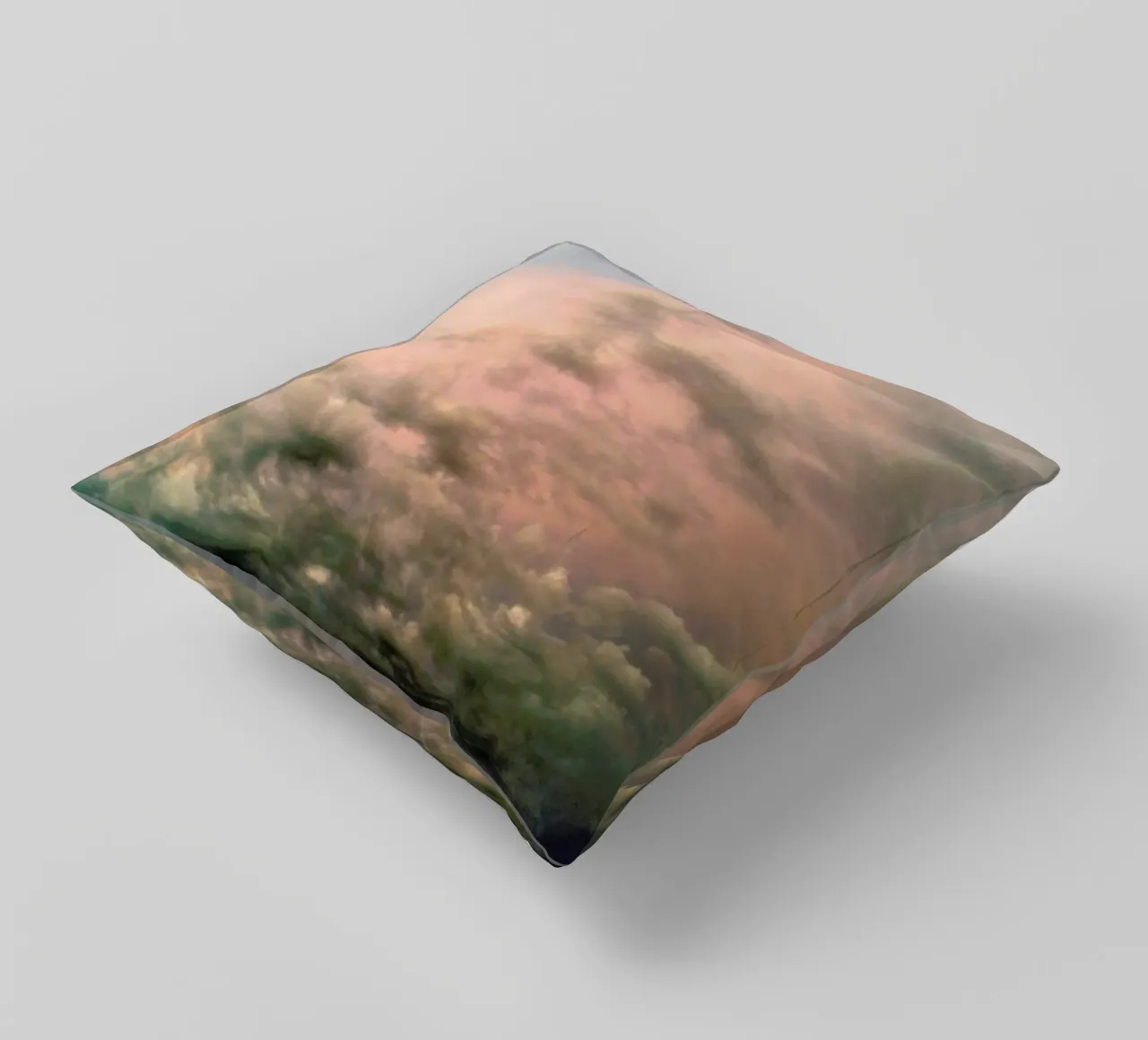 Pink Epic decorative cushion by Angelo Cerantola