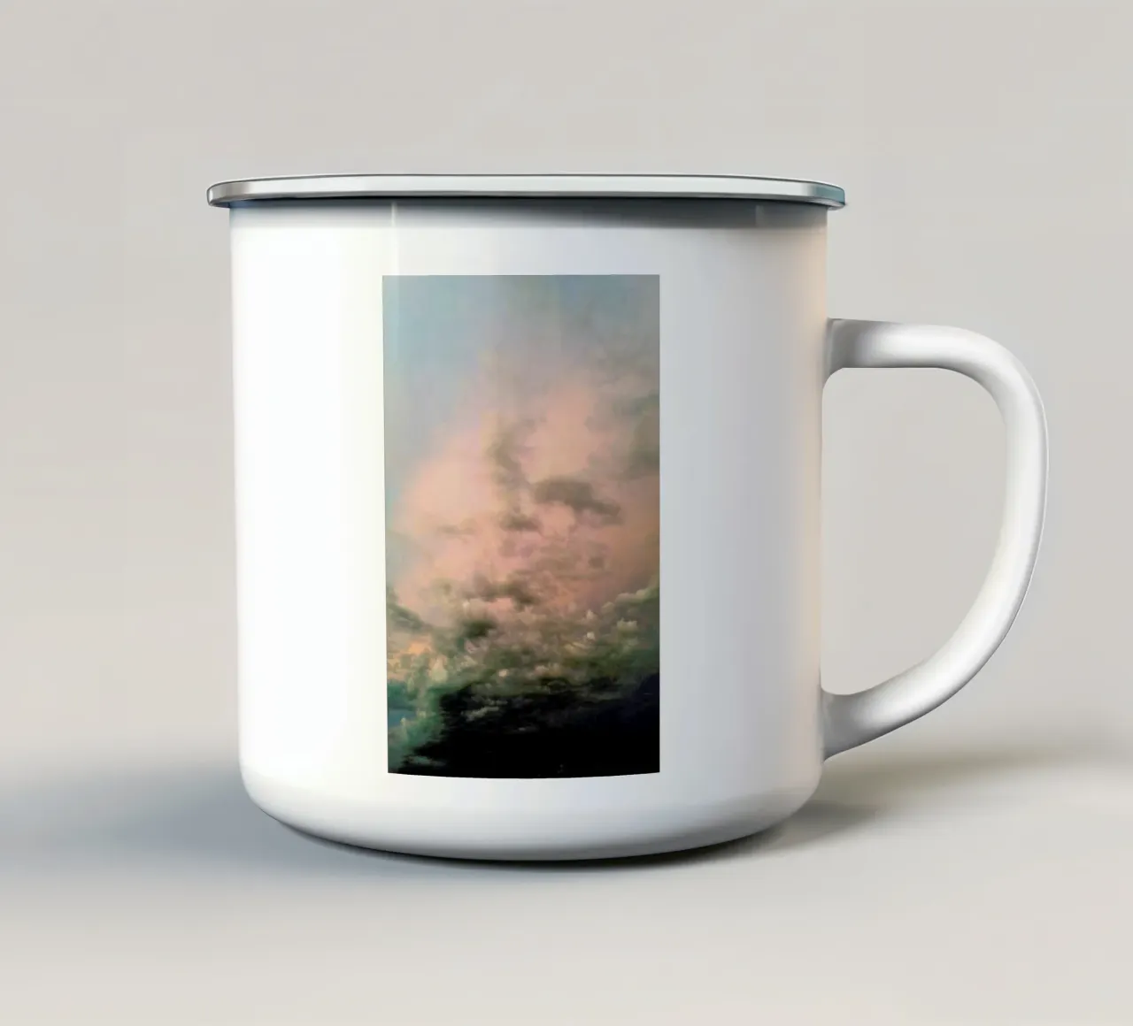 Pink Epic tazza in smalto da Angelo Cerantola