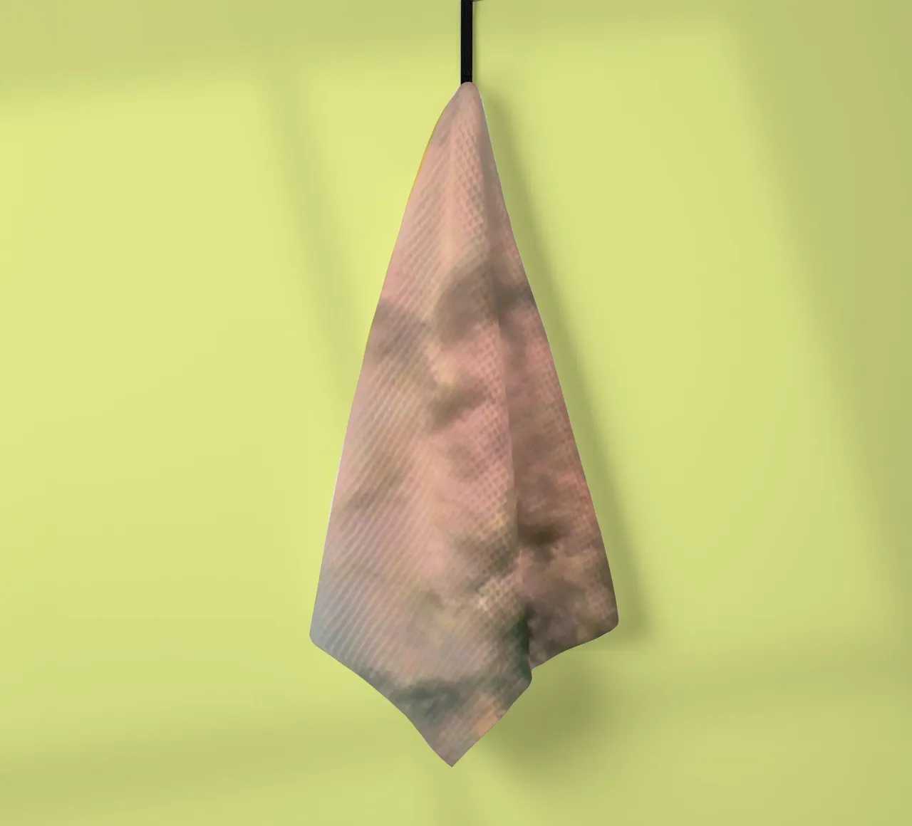 Pink Epic tea towel by Angelo Cerantola
