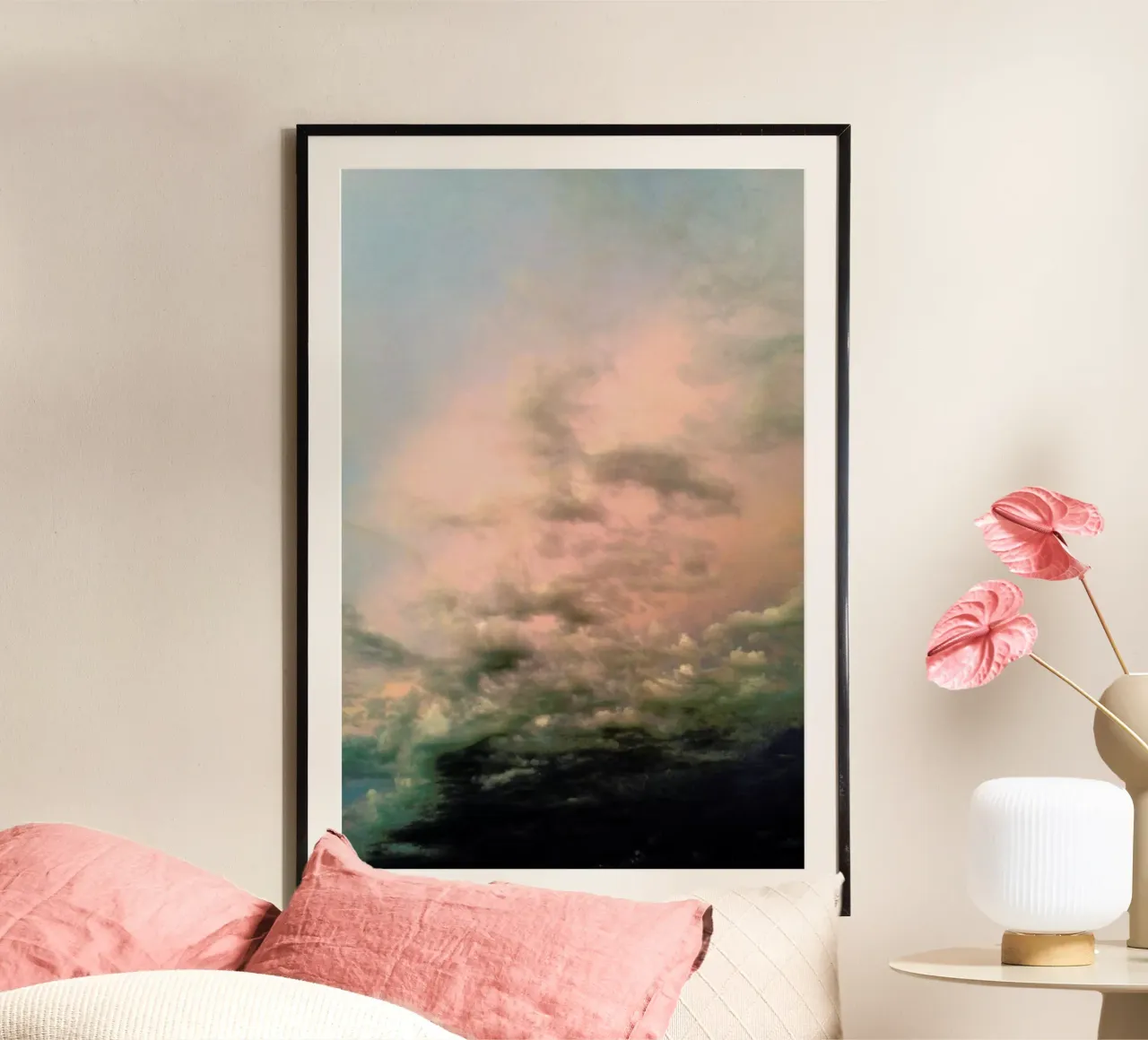 Pink Epic poster con telaio in plastica da Angelo Cerantola