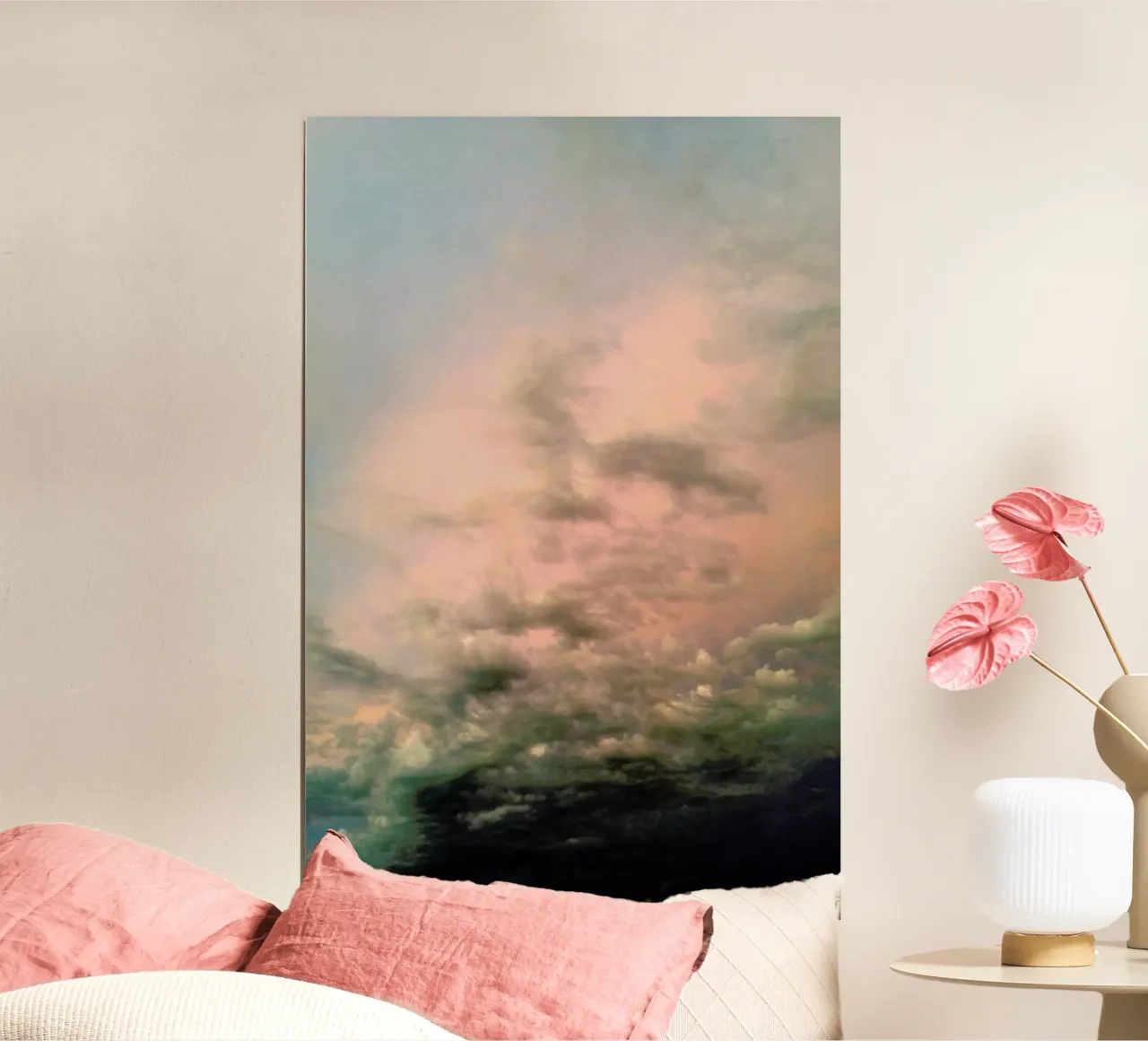 Pink Epic poster con telaio in plastica da Angelo Cerantola