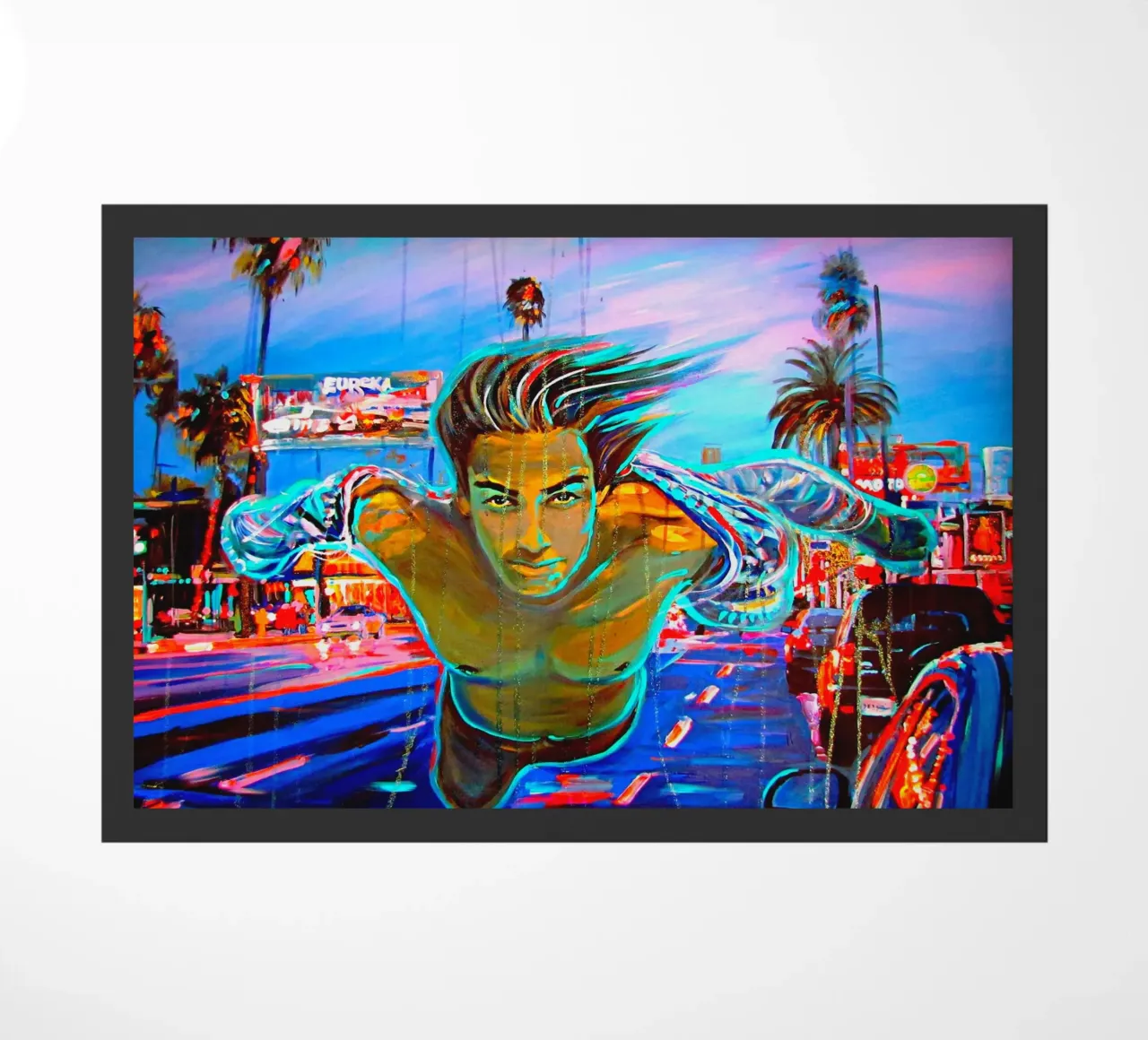 Fly ! doormat by Happy 😃 Art 🎨 by Christine Schnoell