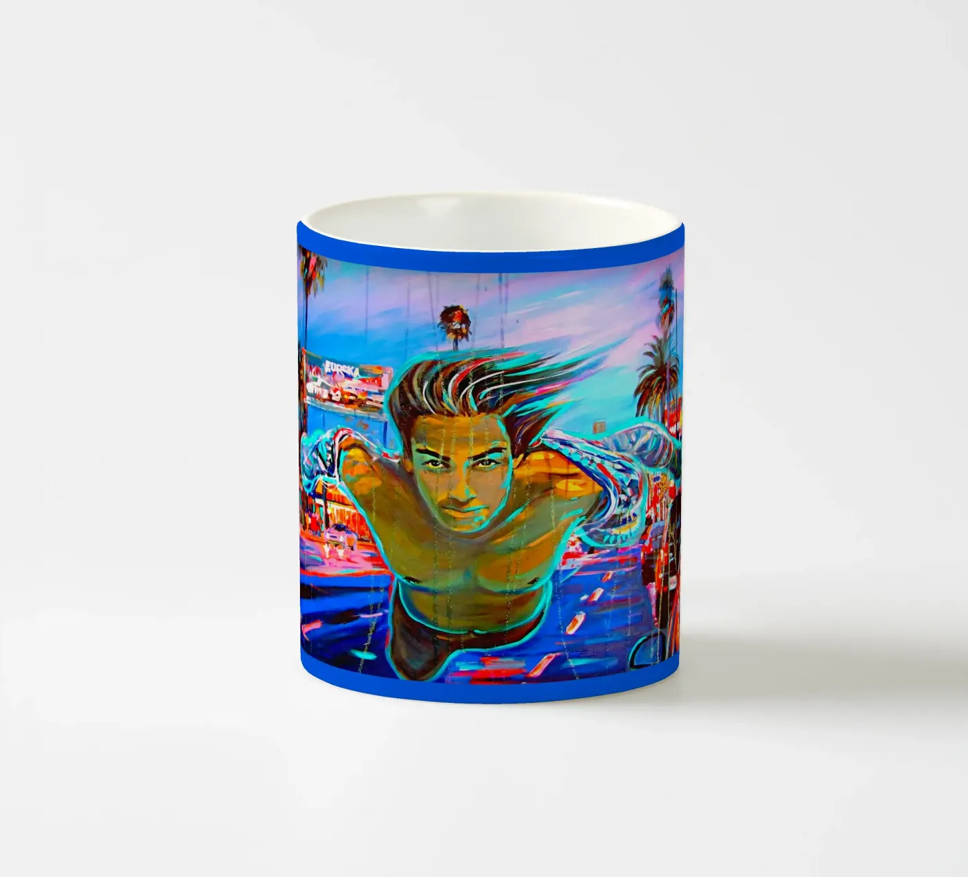 Fly ! ceramic mug by Happy 😃 Art 🎨 by Christine Schnoell