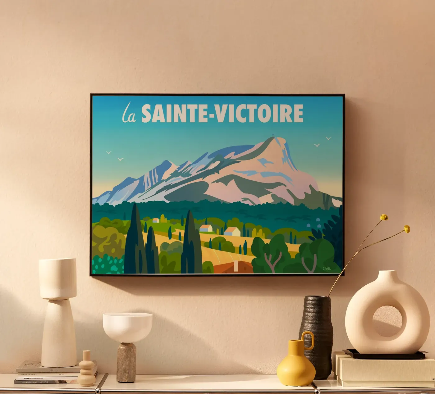 Sainte-Victoire plexiglass da C.WILL