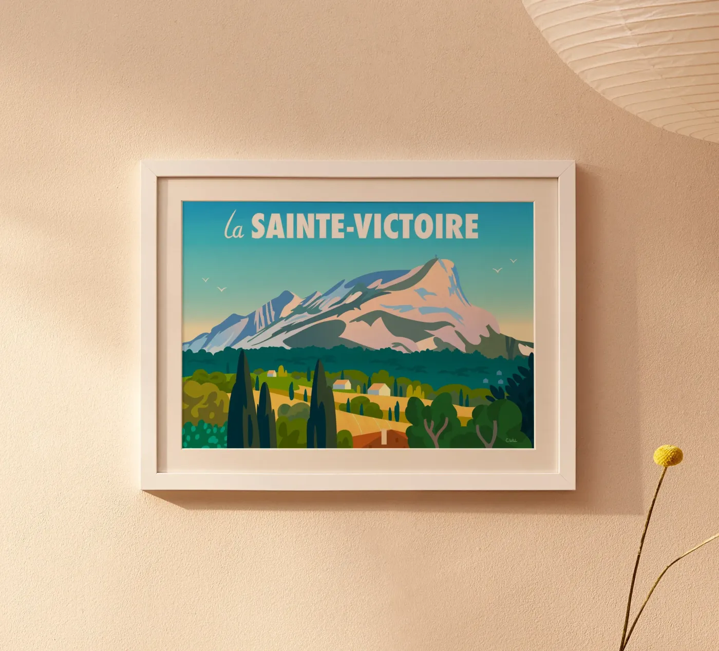 Sainte-Victoire poster da C.WILL