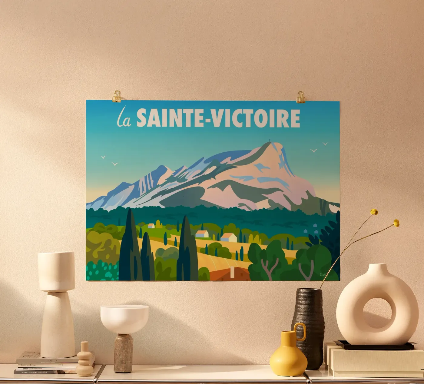 Sainte-Victoire poster da C.WILL