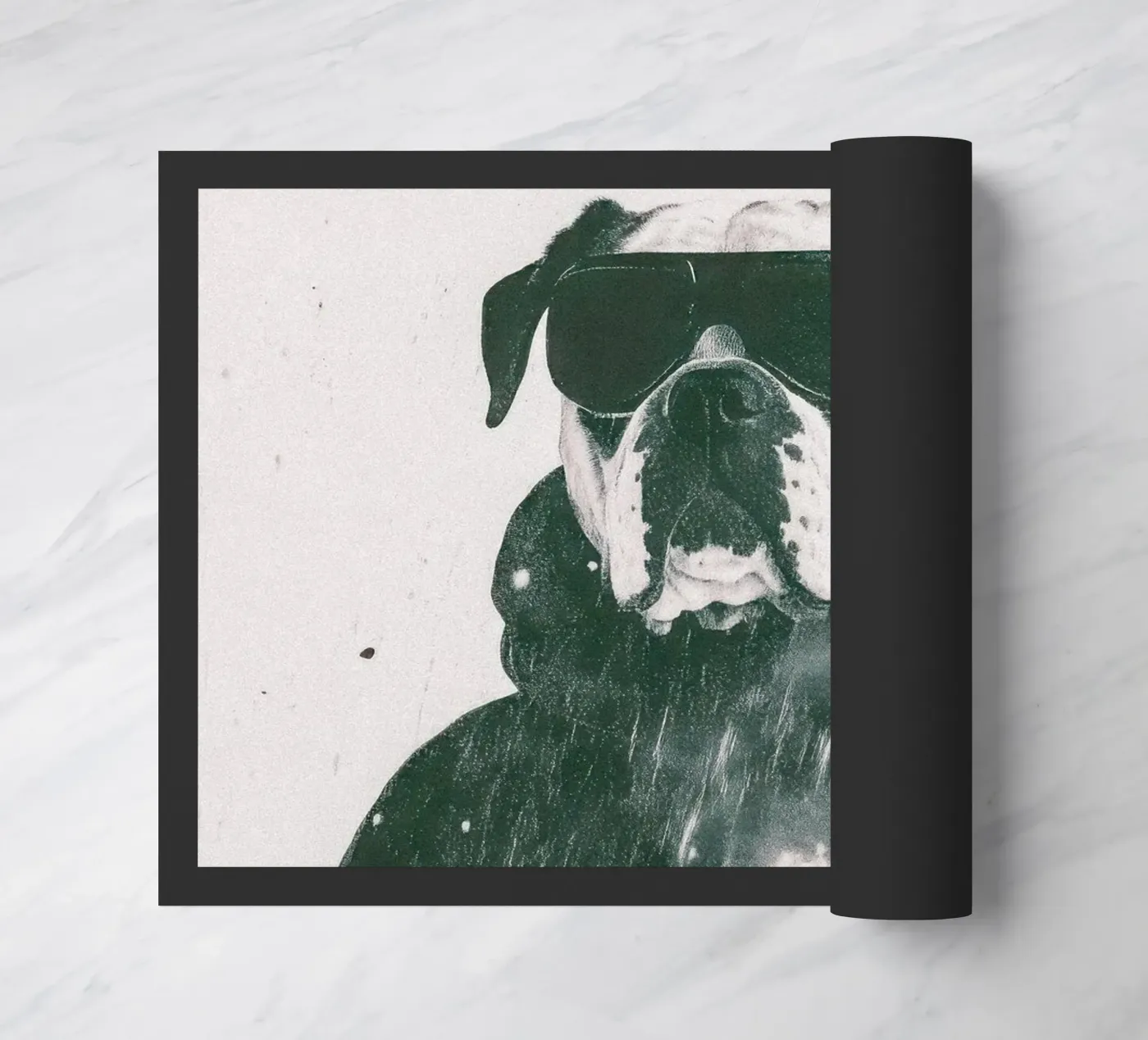 Bruno doormat by Affiches Chien Originales – Dogland