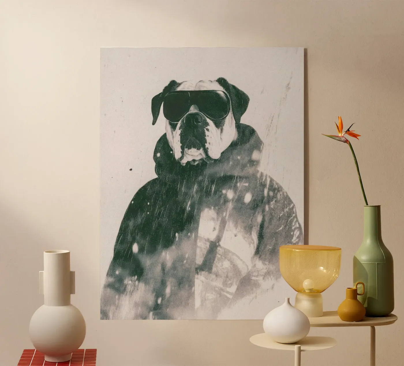 Bruno Acryl-Glas von Affiches Chien Originales – Dogland