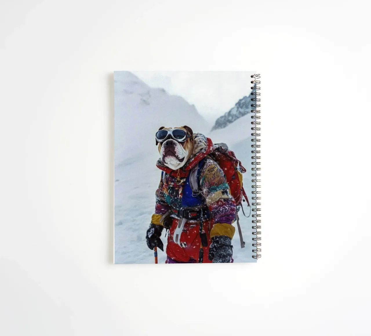 Gus spiral notebook by Affiches Chien Originales – Dogland