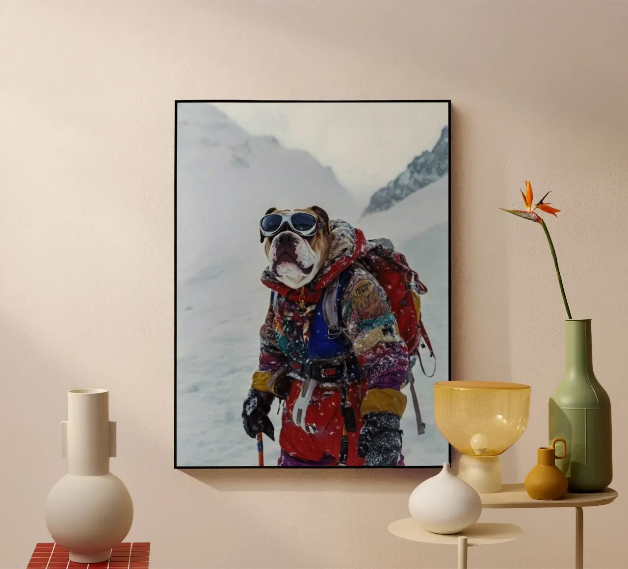 Gus acryl van Affiches Chien Originales – Dogland