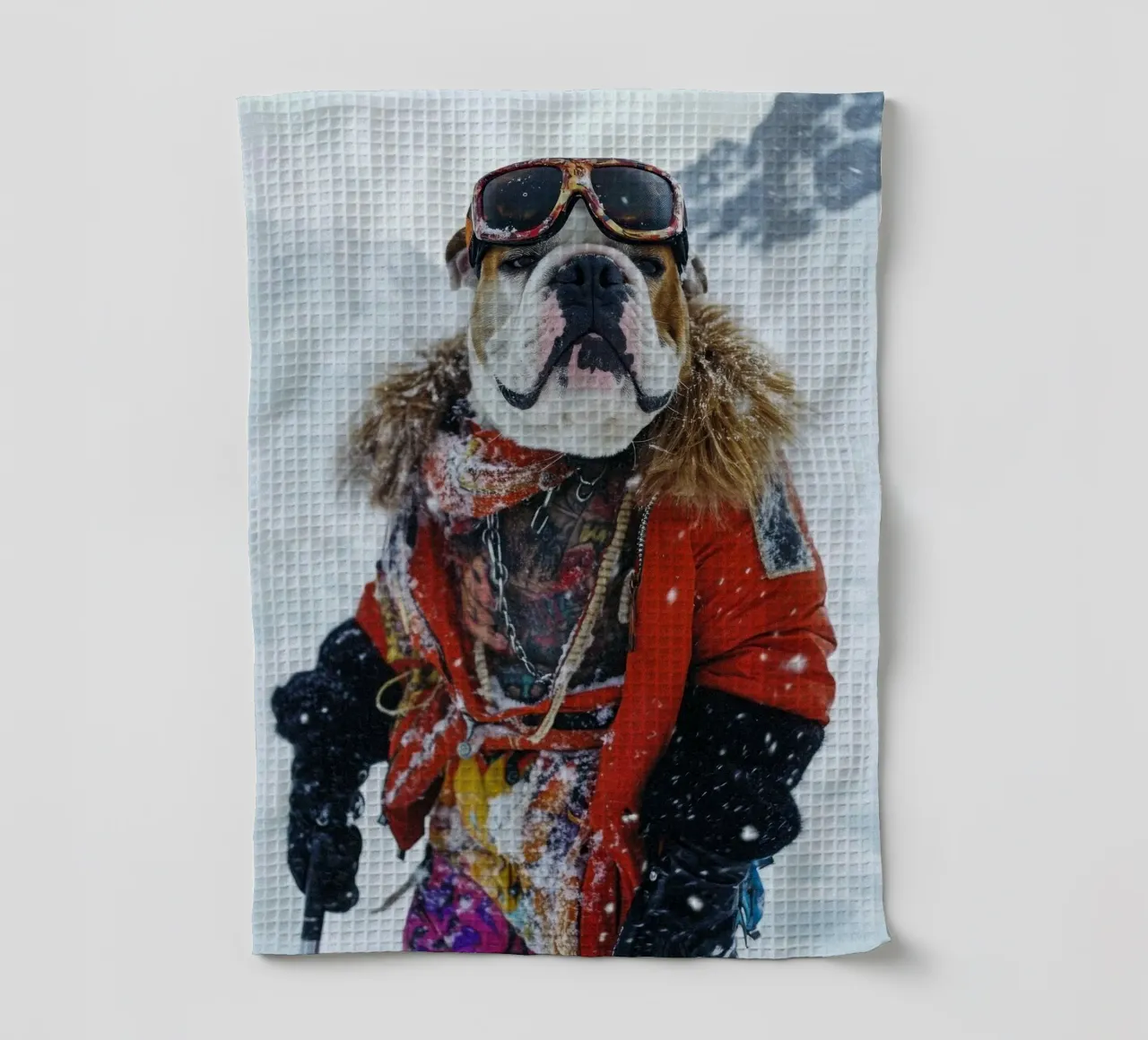 Rocky Geschirrtuch von Affiches Chien Originales – Dogland