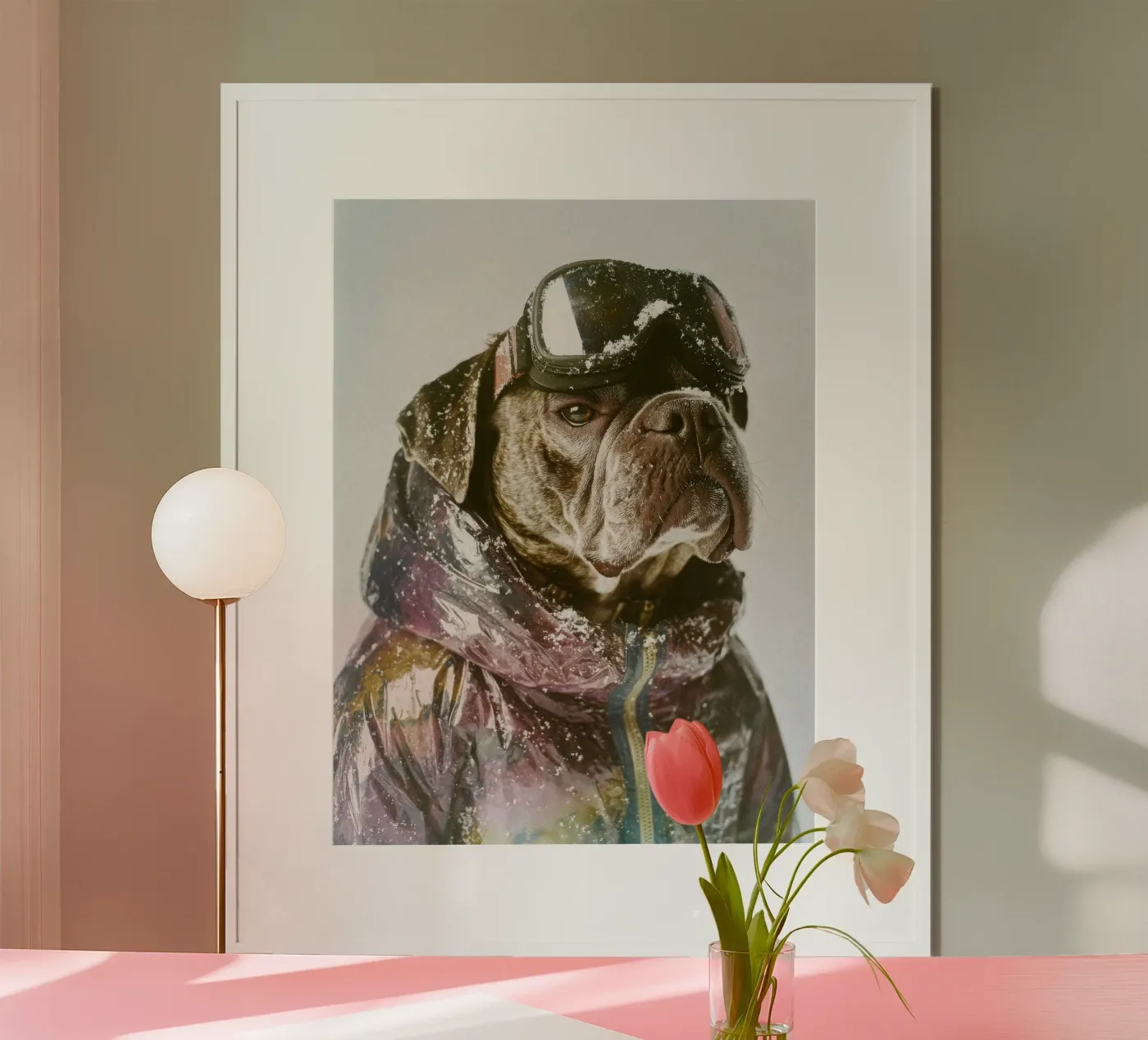 Dante poster van Affiches Chien Originales – Dogland