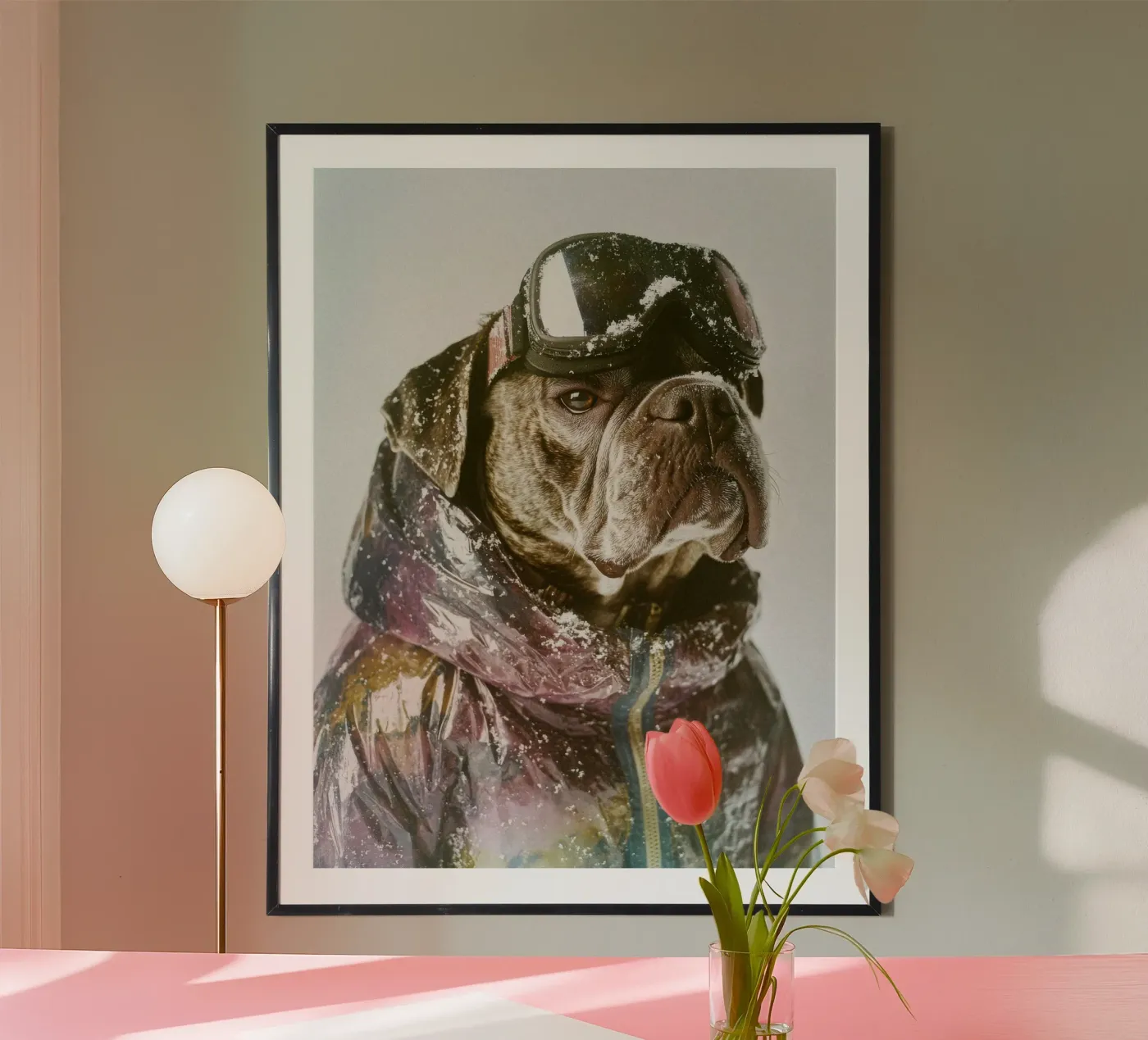 Dante poster van Affiches Chien Originales – Dogland