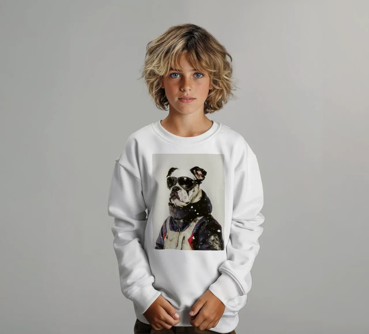 Max felpa bambino da Affiches Chien Originales – Dogland