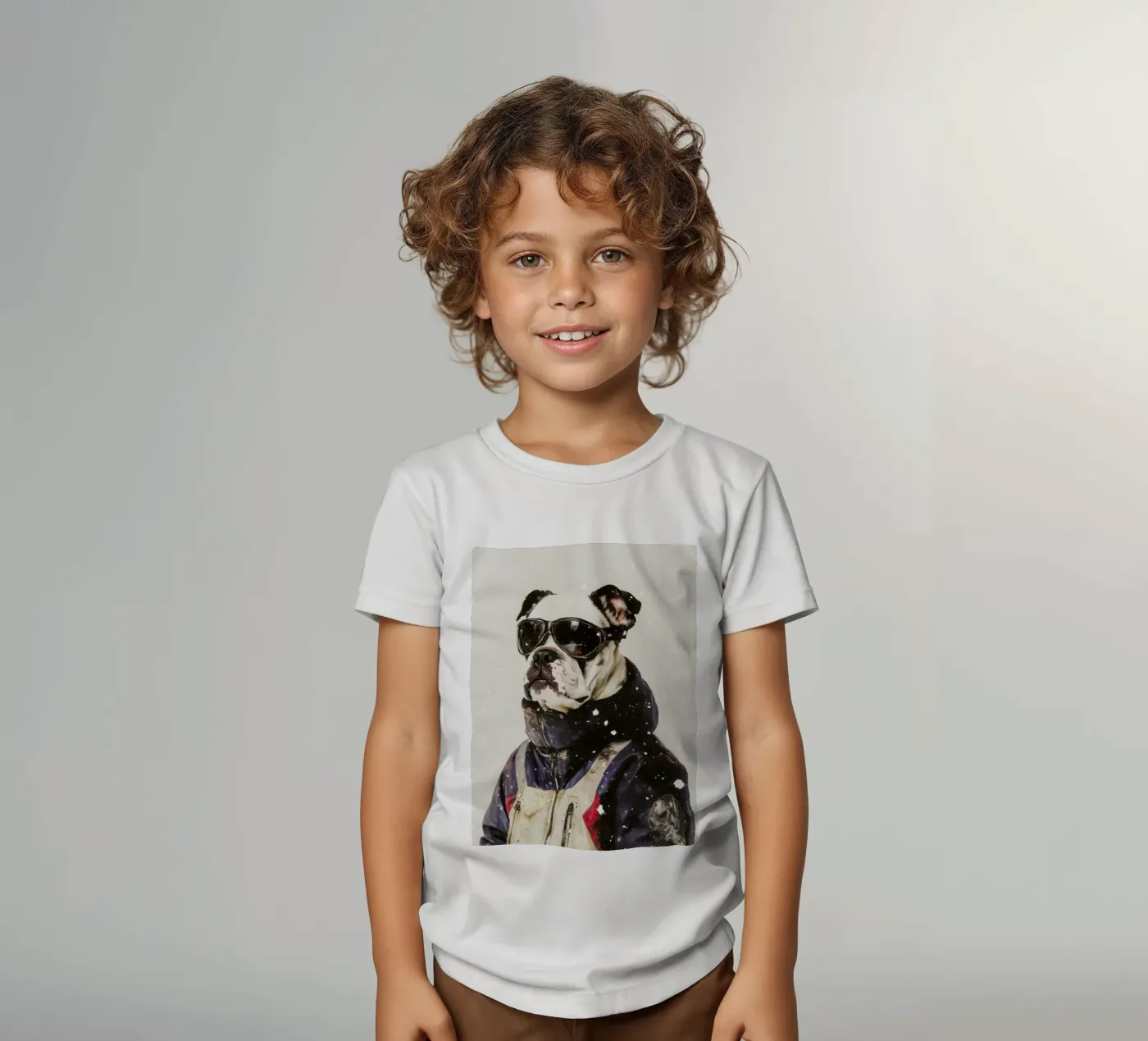 Max Kinder T-Shirt von Affiches Chien Originales – Dogland