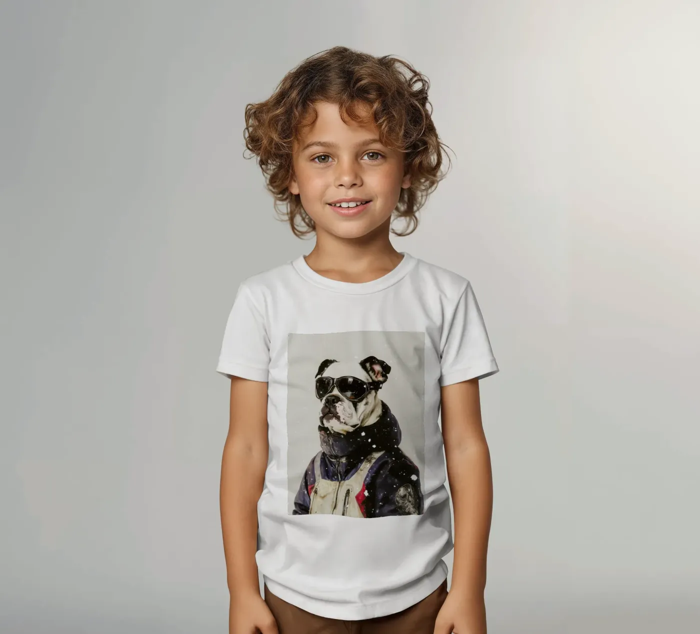 Max Kinder T-Shirt von Affiches Chien Originales – Dogland