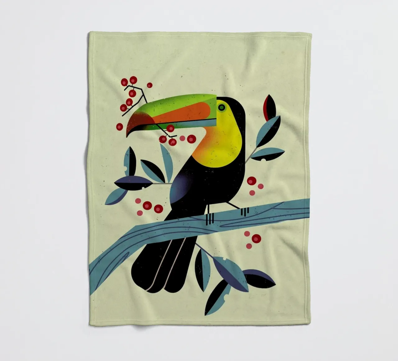 Toucan II coperta in pile da Dieter Braun