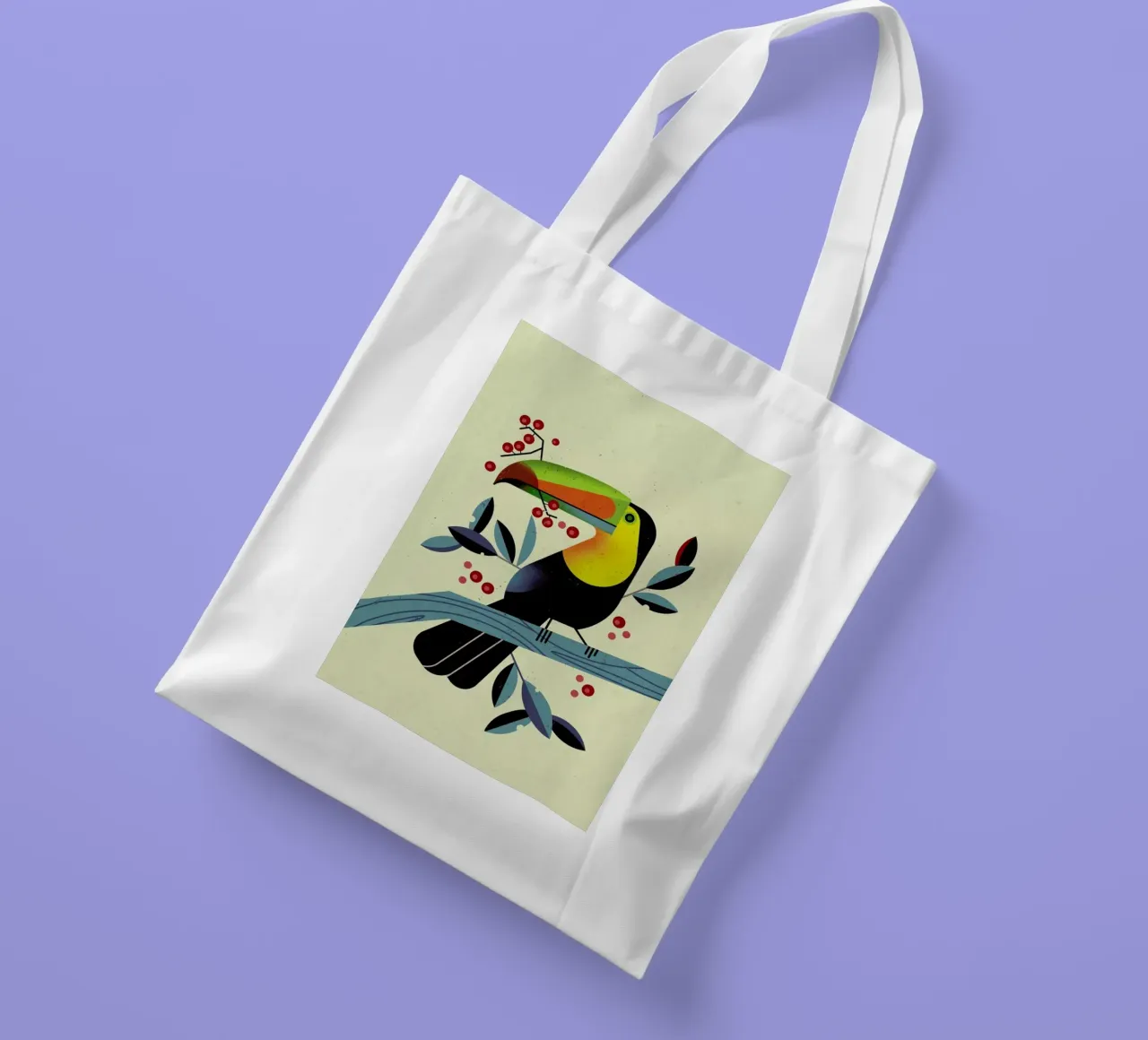 Toucan II borsa in juta da Dieter Braun