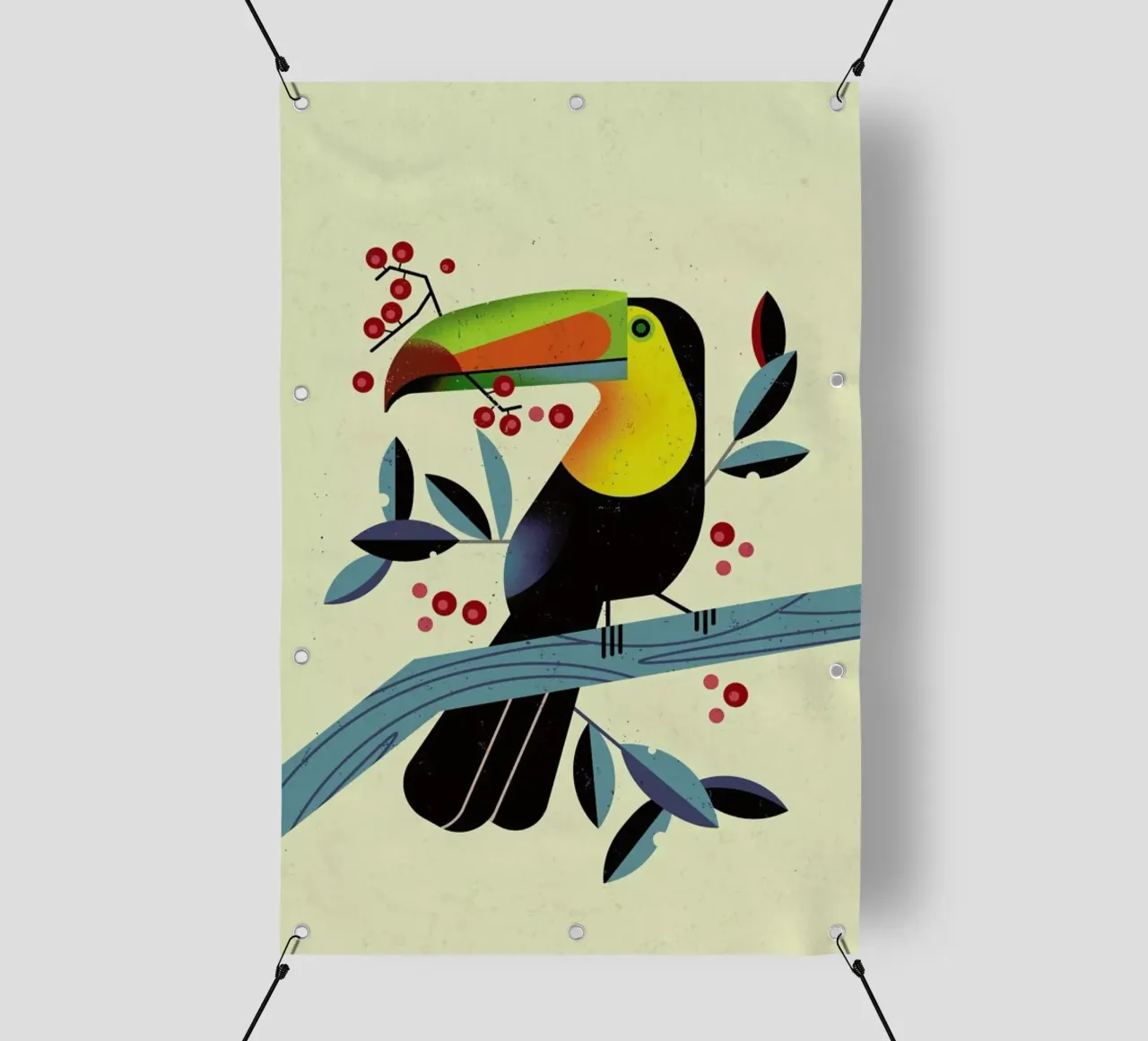 Toucan II telo in pvc da Dieter Braun