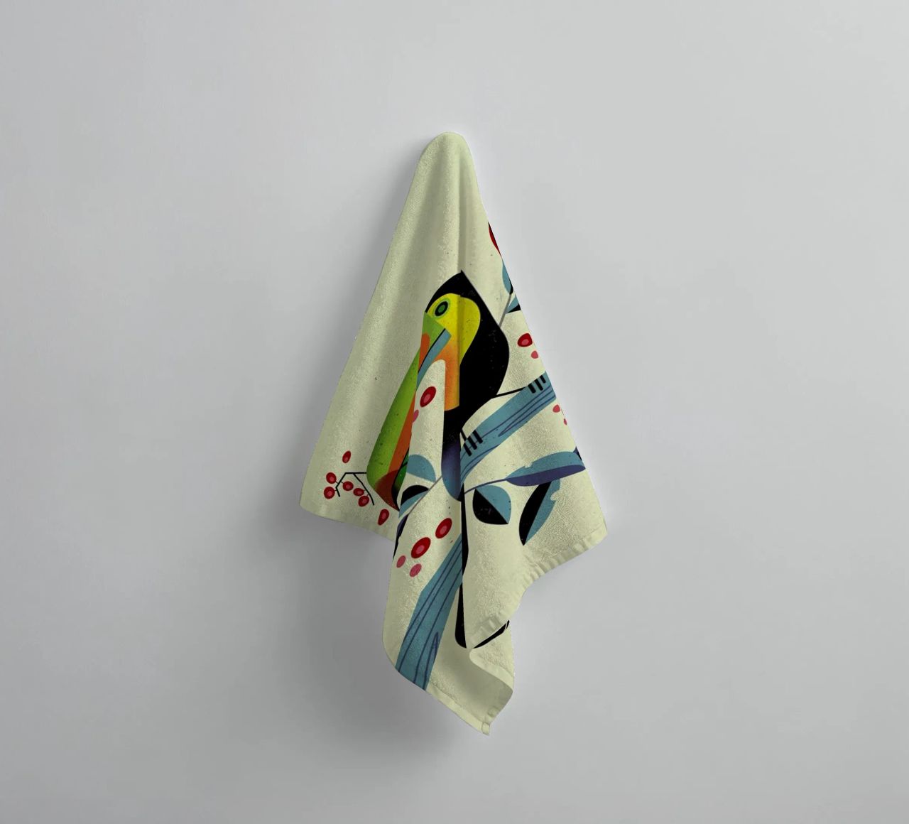 Toucan II asciugamano da bagno da Dieter Braun
