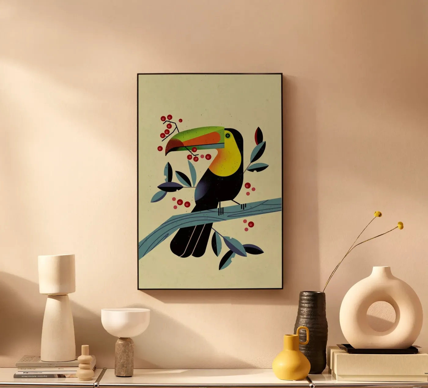 Toucan II plexiglass da Dieter Braun