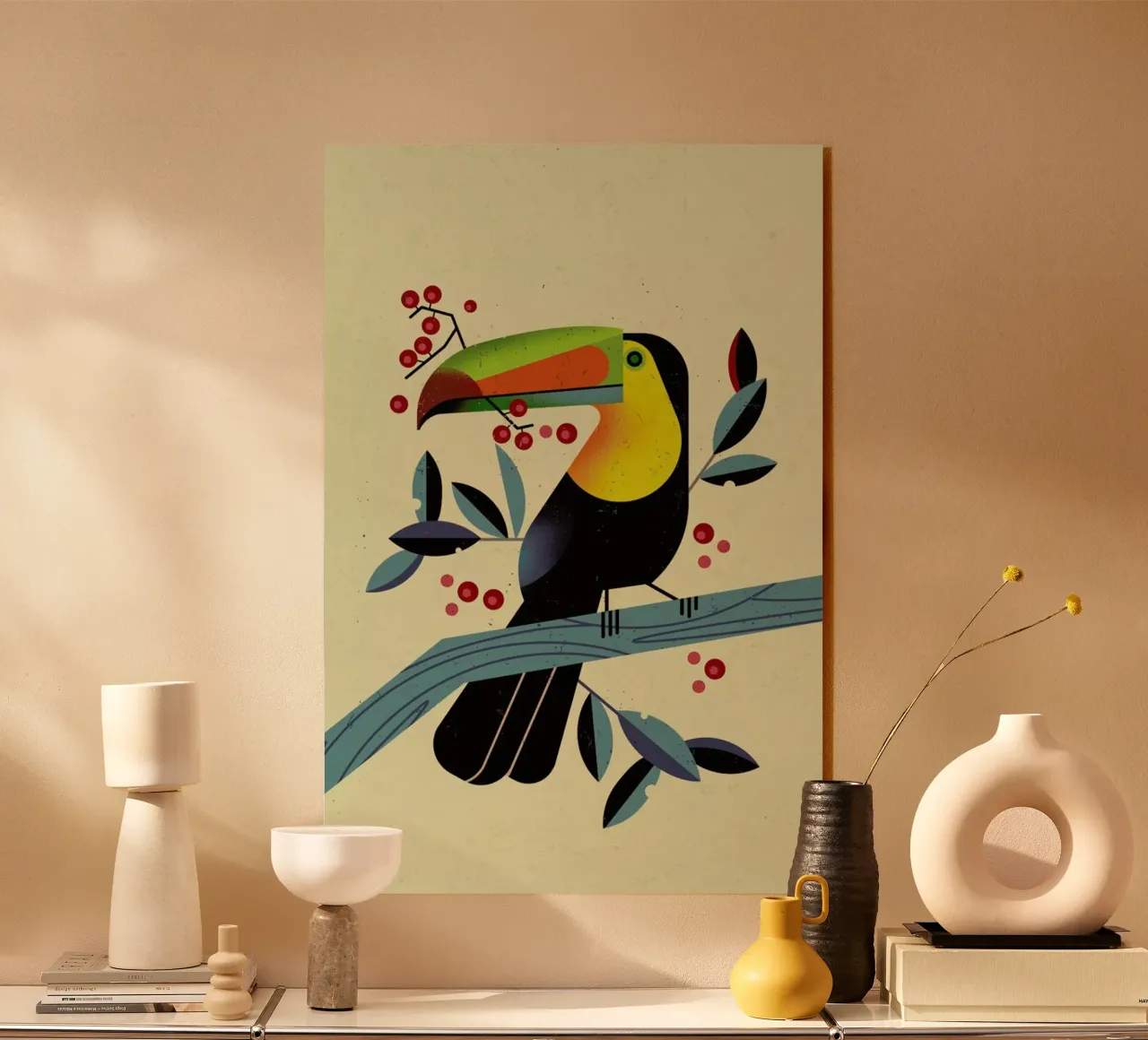 Toucan II plexiglass da Dieter Braun