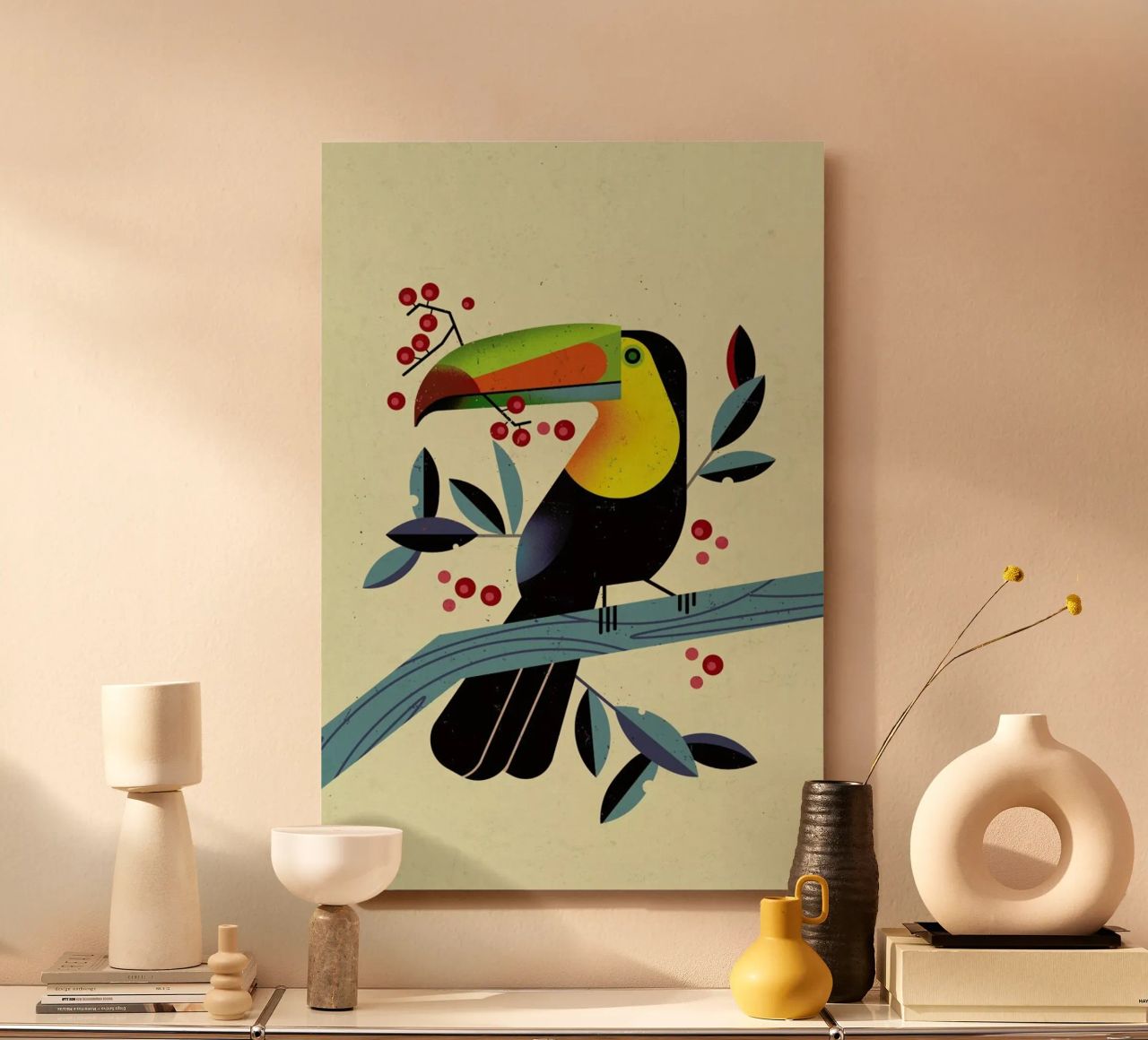 Toucan II alluminio dibond da Dieter Braun