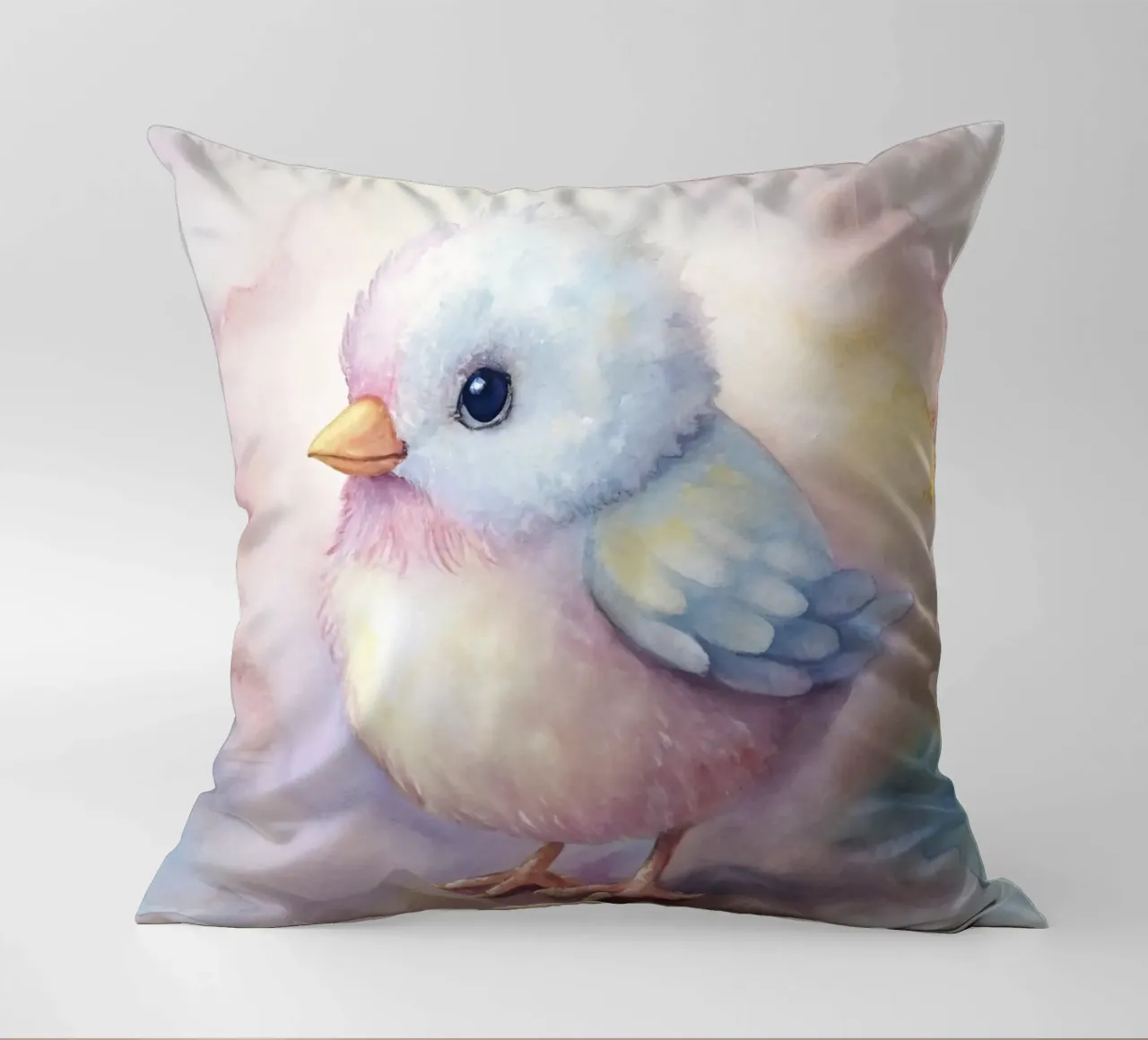 uccello acquerello cuscino da 🎁 ARTVI-SHOP