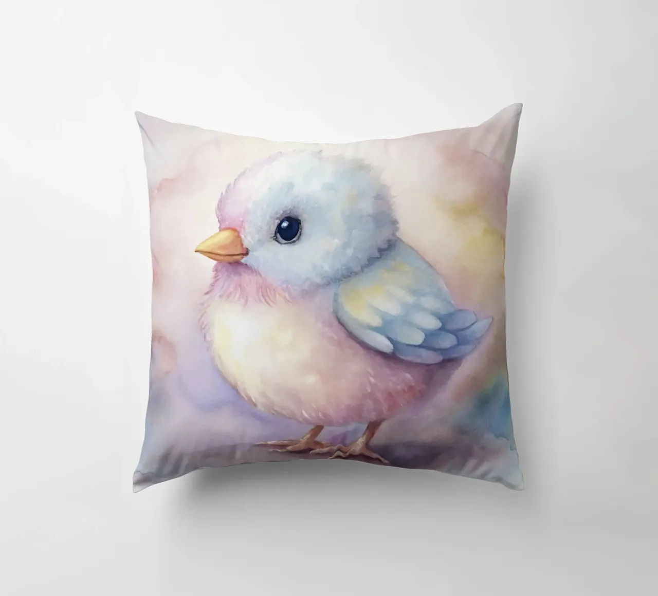 uccello acquerello cuscino da 🎁 ARTVI-SHOP