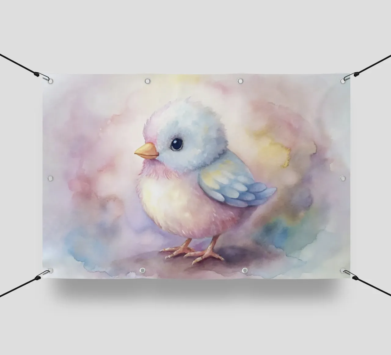 uccello acquerello telo in pvc da 🎁 ARTVI-SHOP