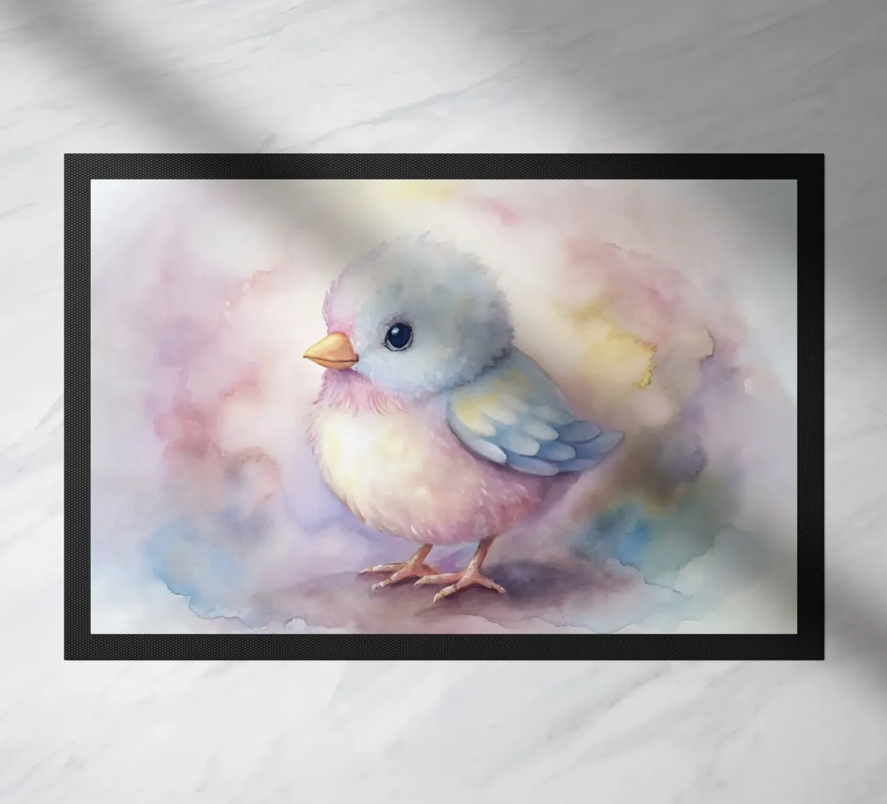uccello acquerello zerbino da 🎁 ARTVI-SHOP
