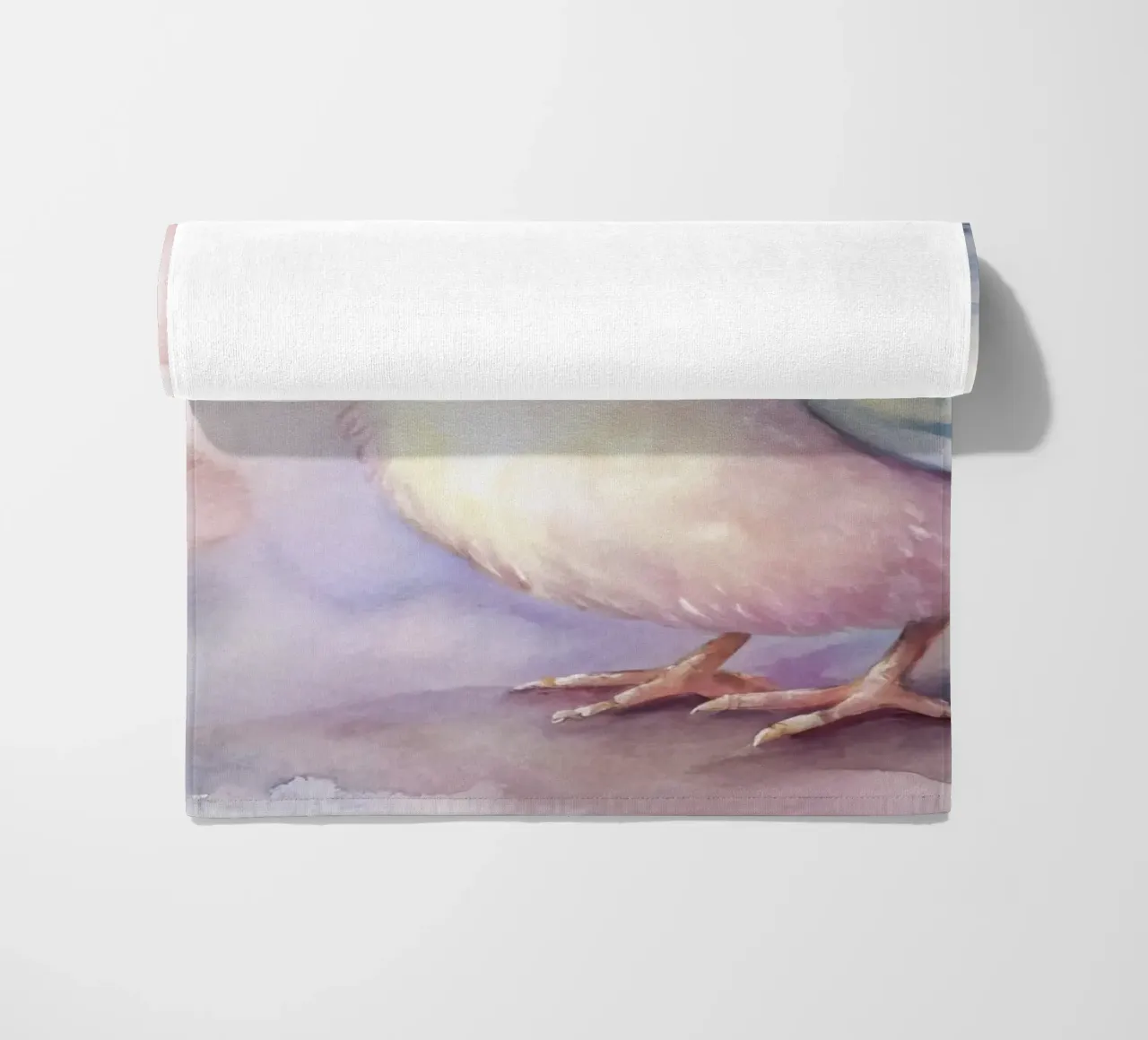 uccello acquerello telo mare da 🎁 ARTVI-SHOP