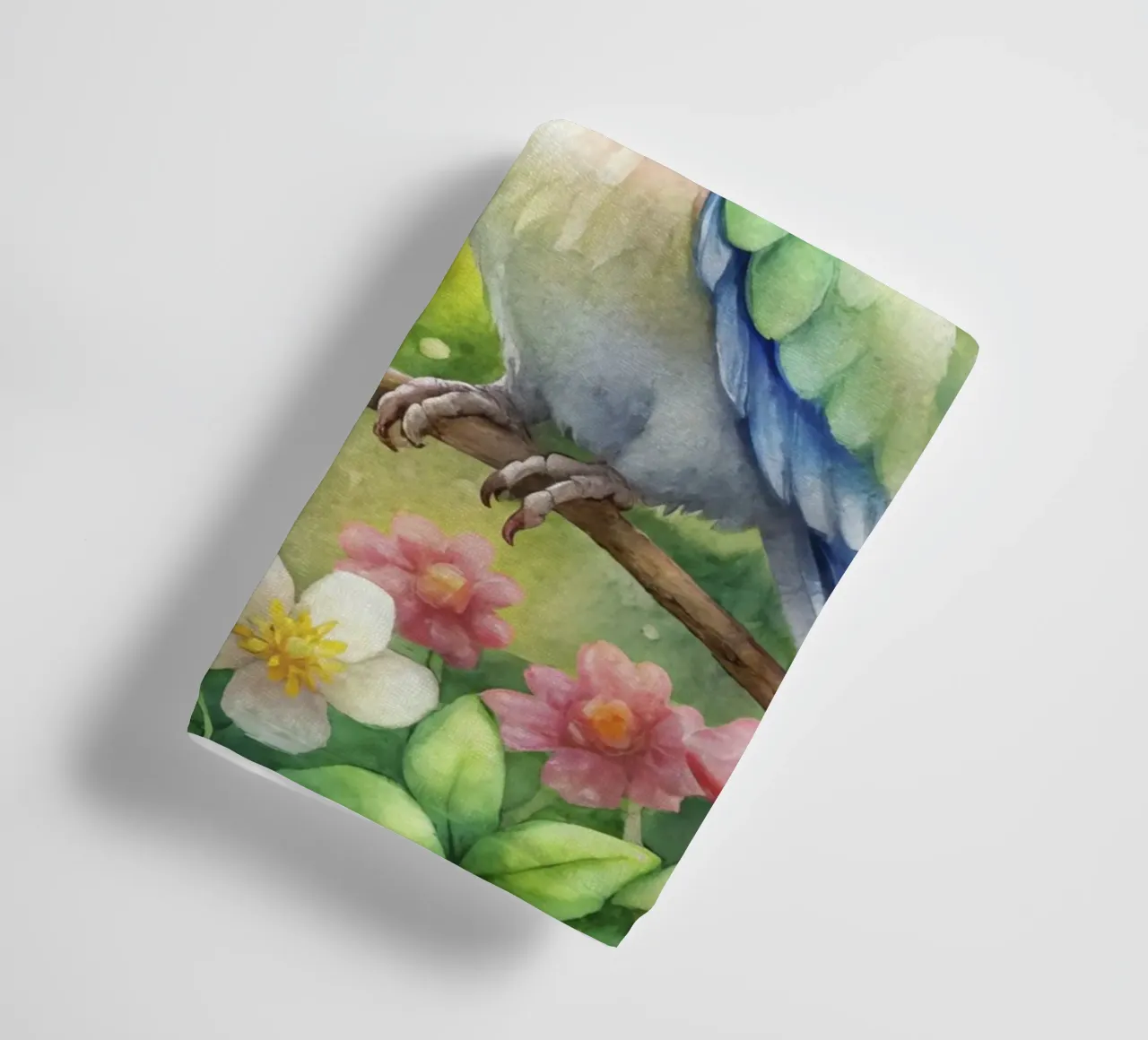 pappagalli ad acquerello asciugamano da bagno da 🎁 ARTVI-SHOP