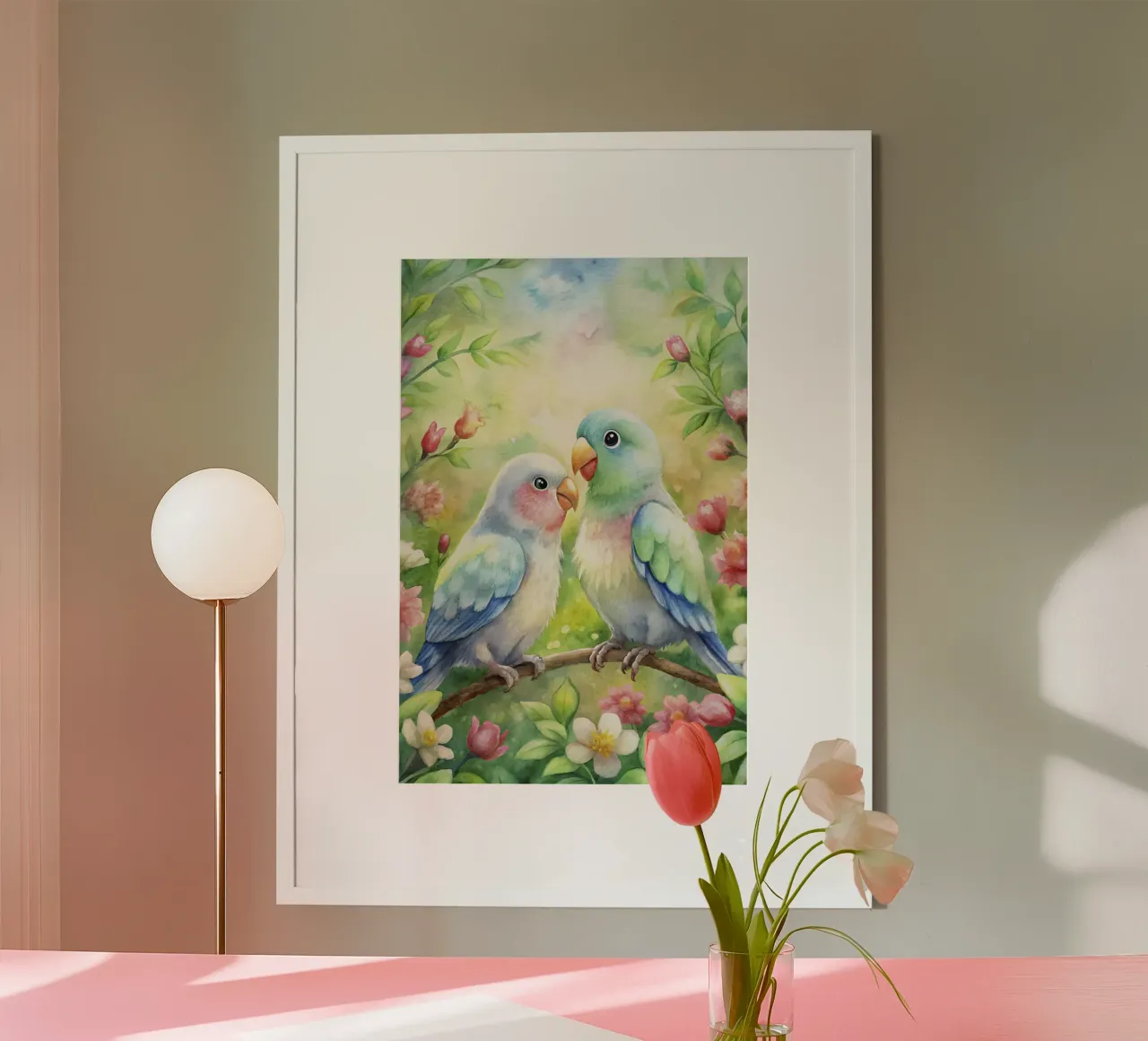 pappagalli ad acquerello carta hahnemühle da 🎁 ARTVI-SHOP