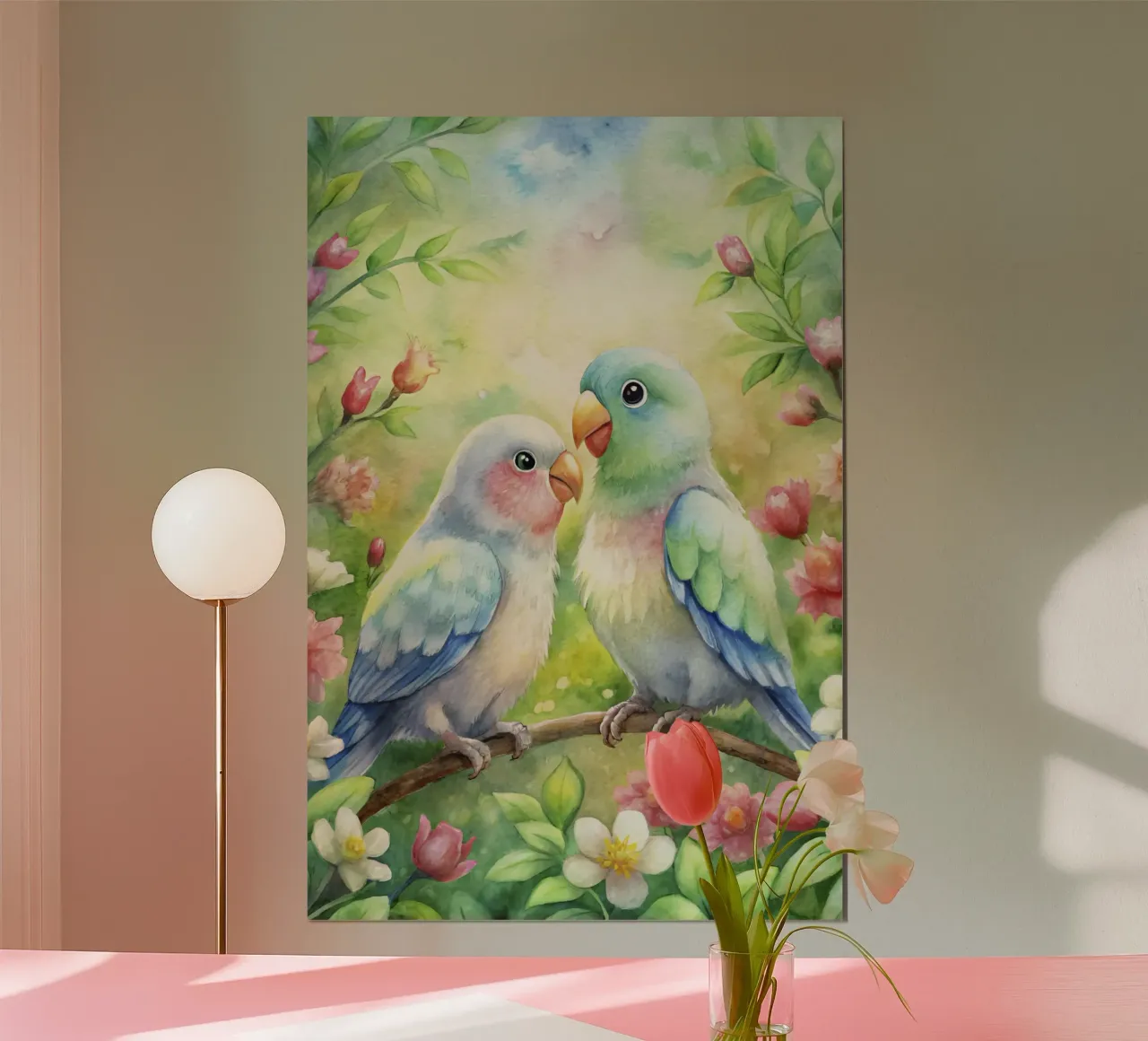 pappagalli ad acquerello carta hahnemühle da 🎁 ARTVI-SHOP