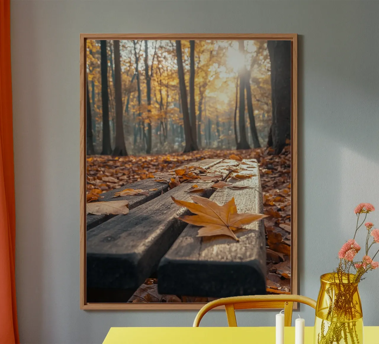 Vibrazioni d'autunno alluminio dibond da PhotoVibe Decor