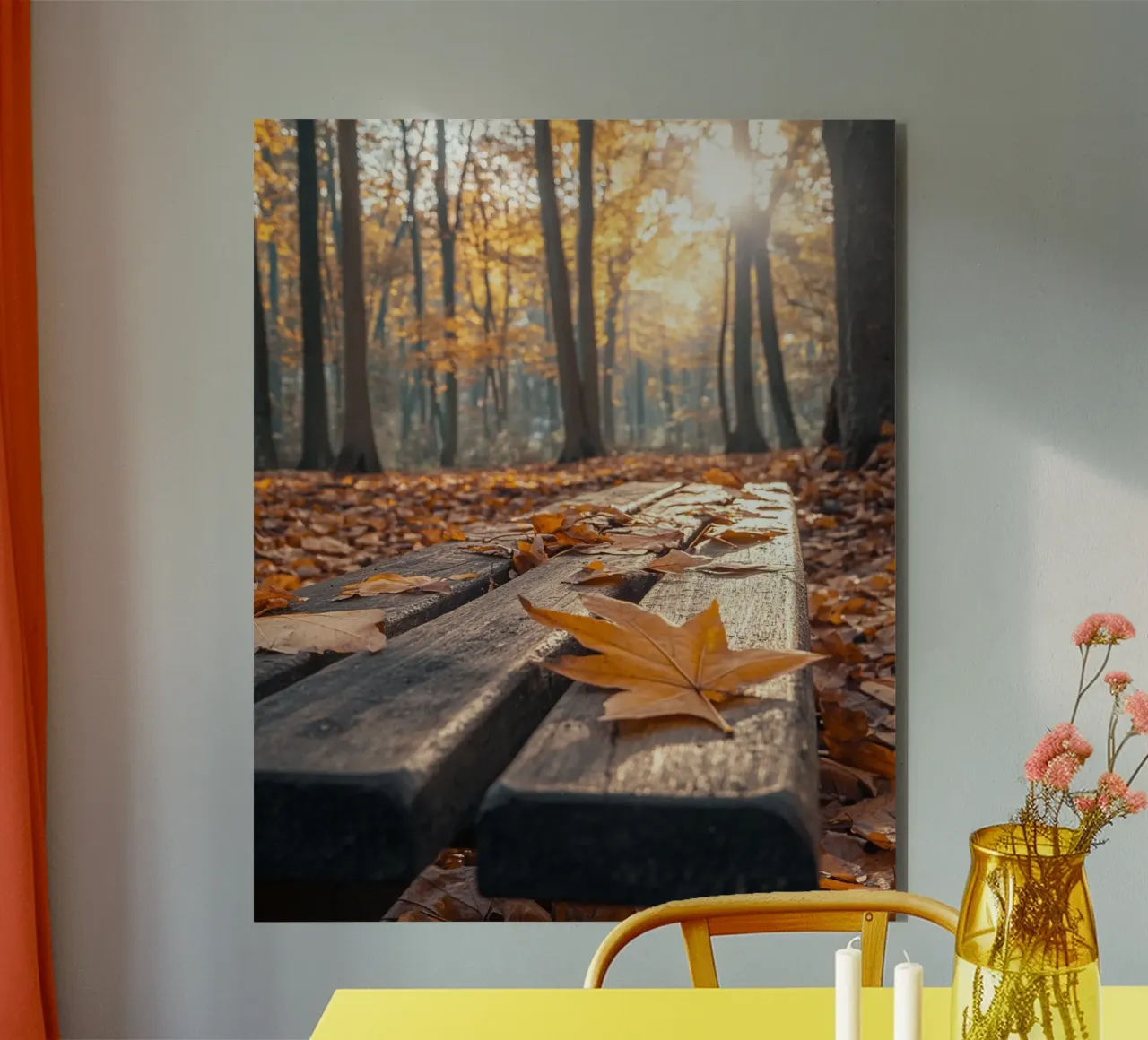 Vibrazioni d'autunno alluminio dibond da PhotoVibe Decor