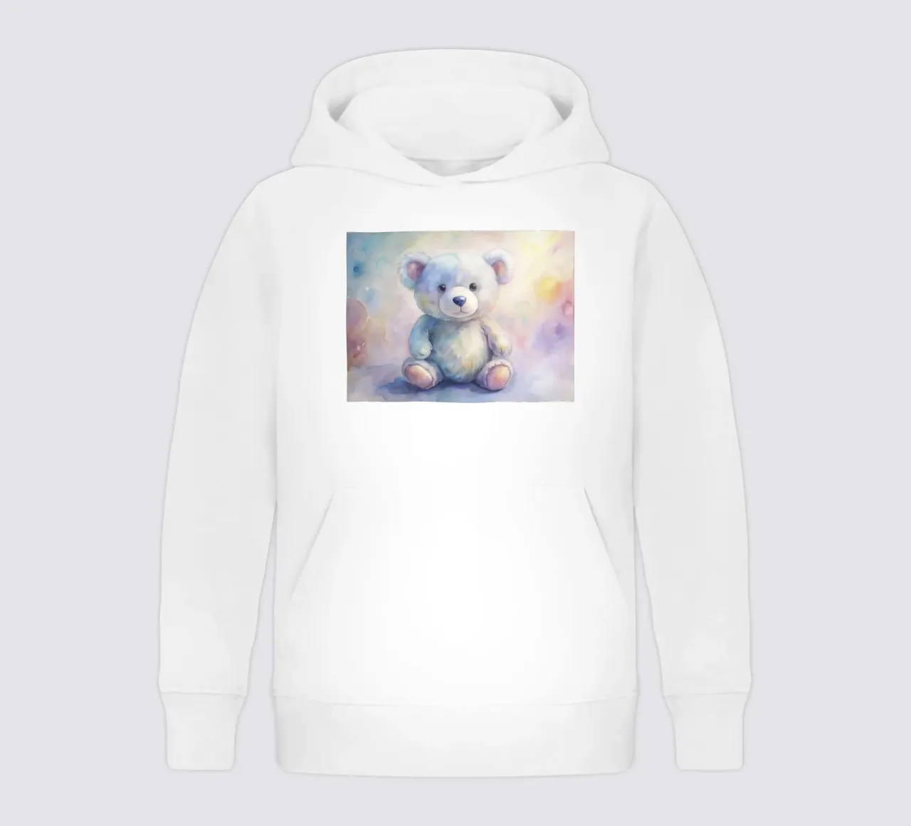orsetto acquerello felpa bambino con cappuccio da 🎁 ARTVI-SHOP
