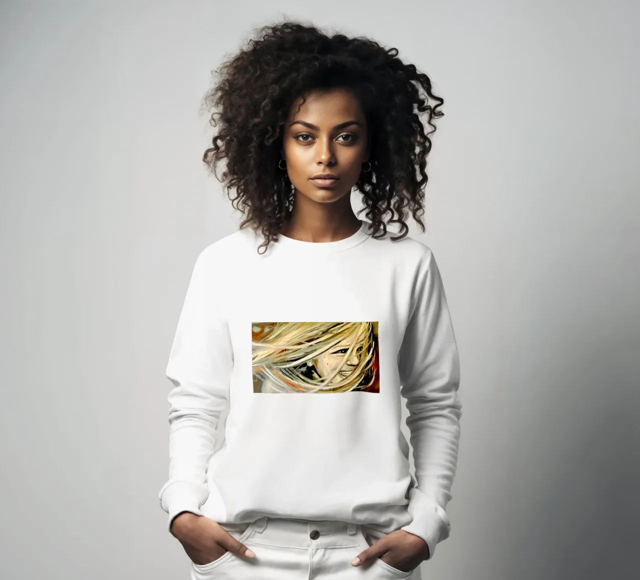 Smiling in the Wind felpa da Happy 😃 Art 🎨 by Christine Schnoell