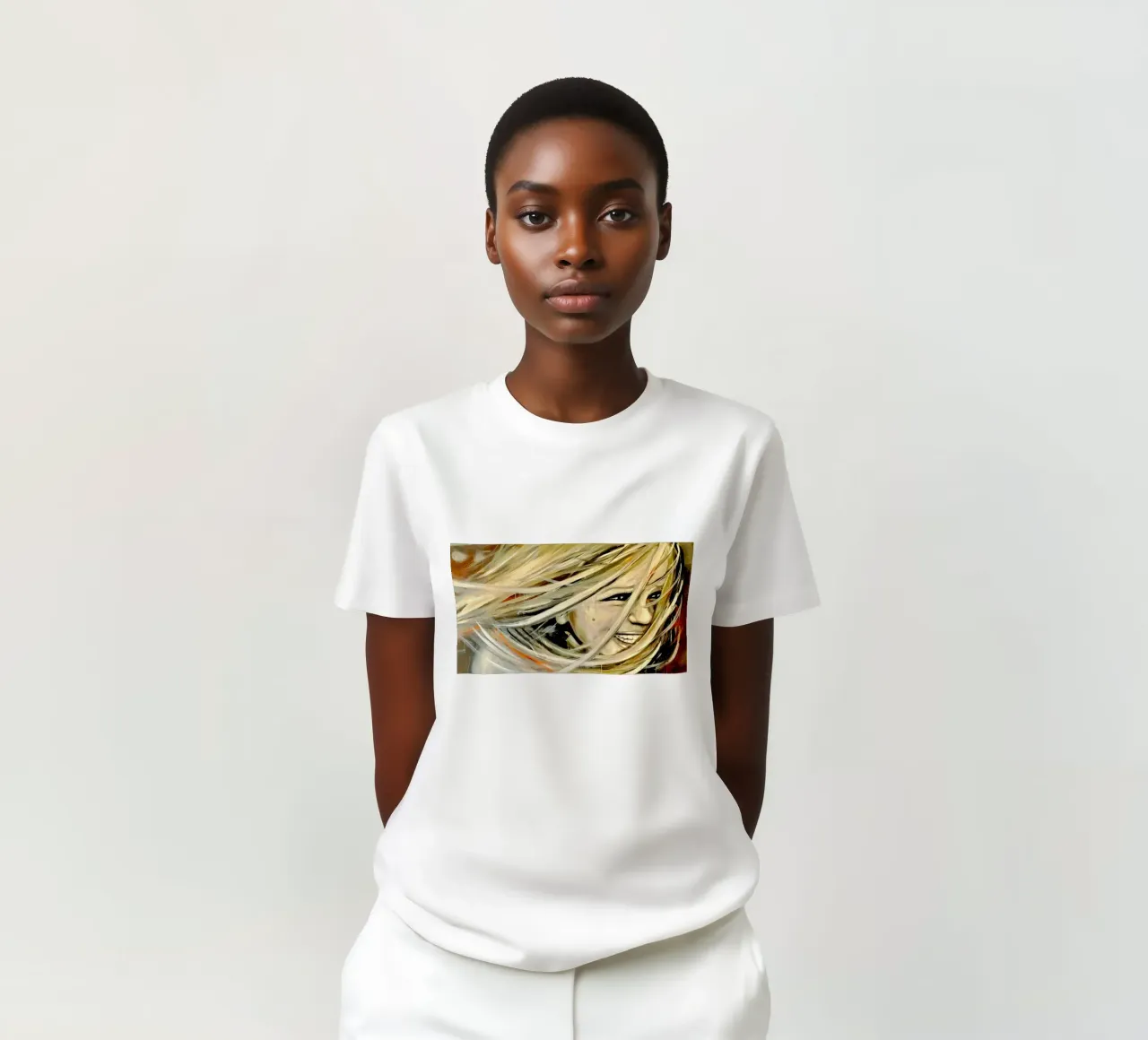 Smiling in the Wind t-shirt da Happy 😃 Art 🎨 by Christine Schnoell