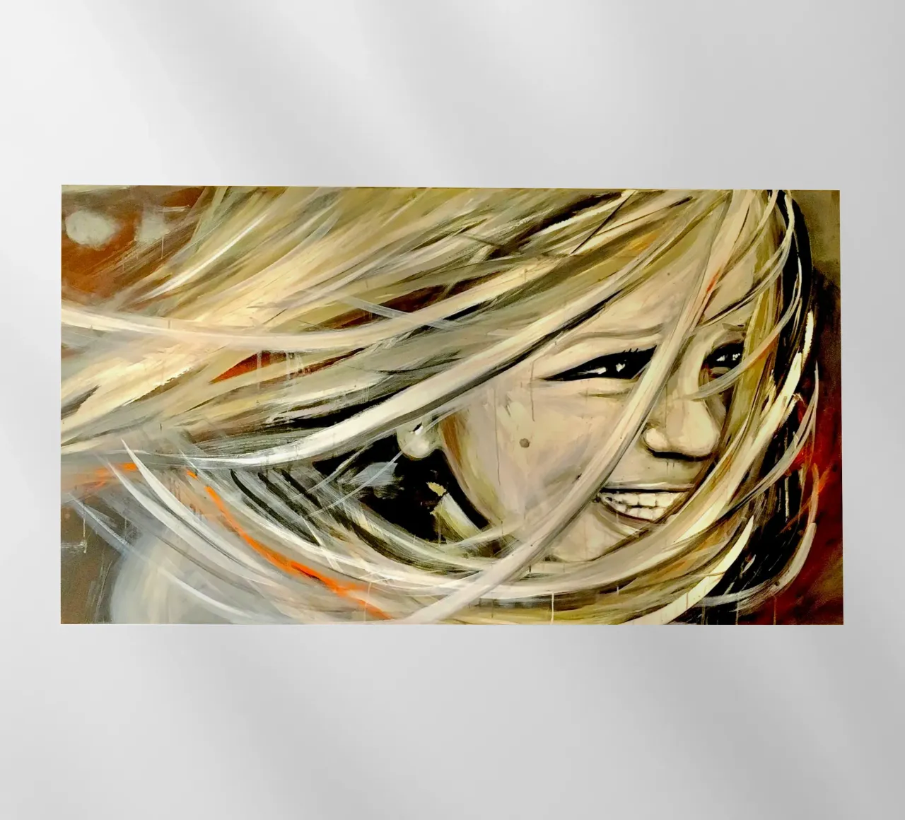 Smiling in the Wind pellicola backlit da Happy 😃 Art 🎨 by Christine Schnoell