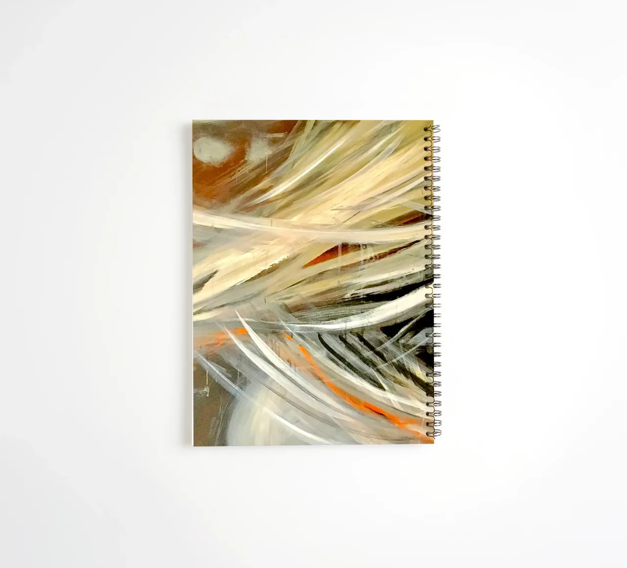 Smiling in the Wind spiral notebook by Happy 😃 Art 🎨 by Christine Schnoell