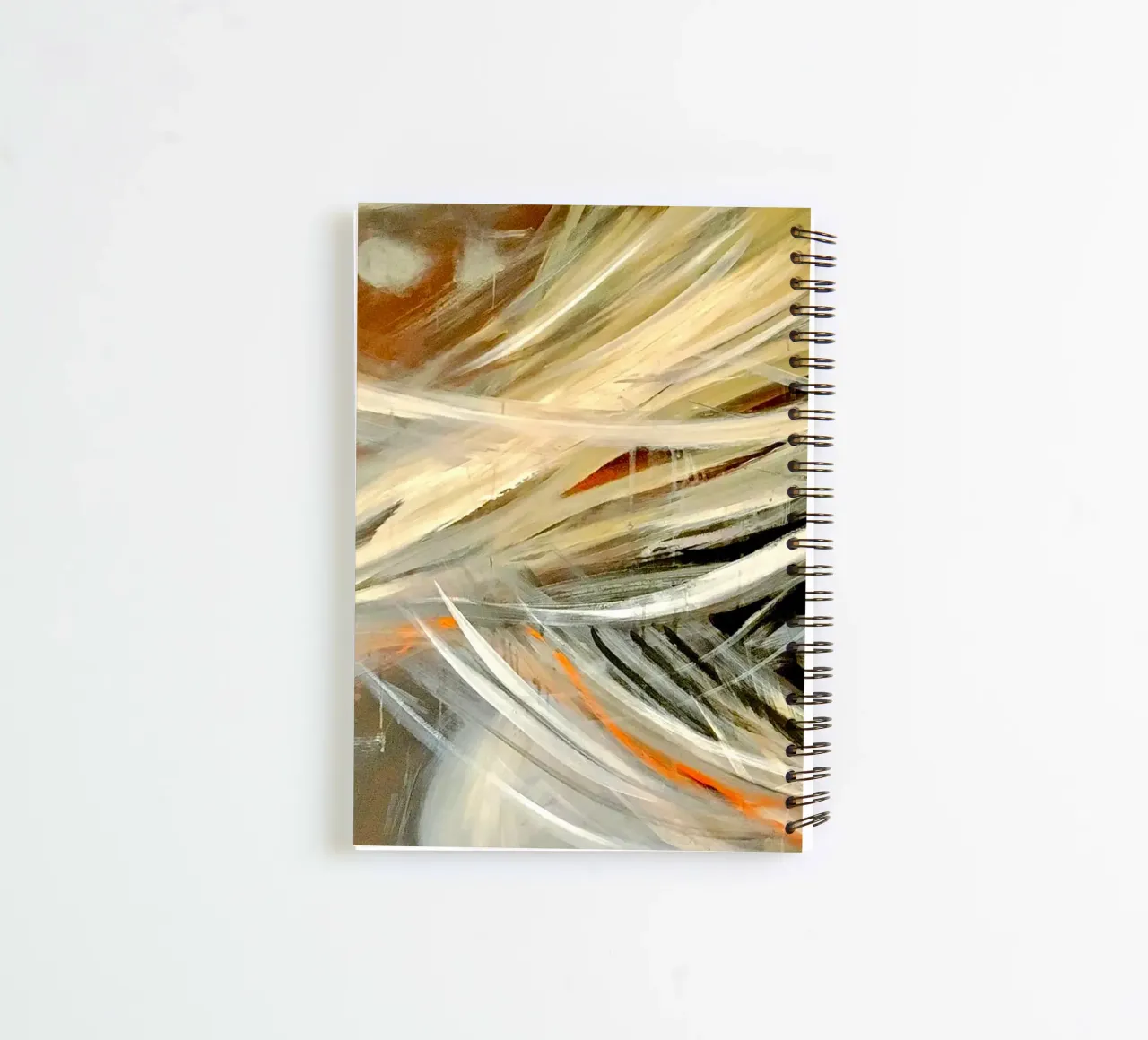 Smiling in the Wind spiral notebook by Happy 😃 Art 🎨 by Christine Schnoell