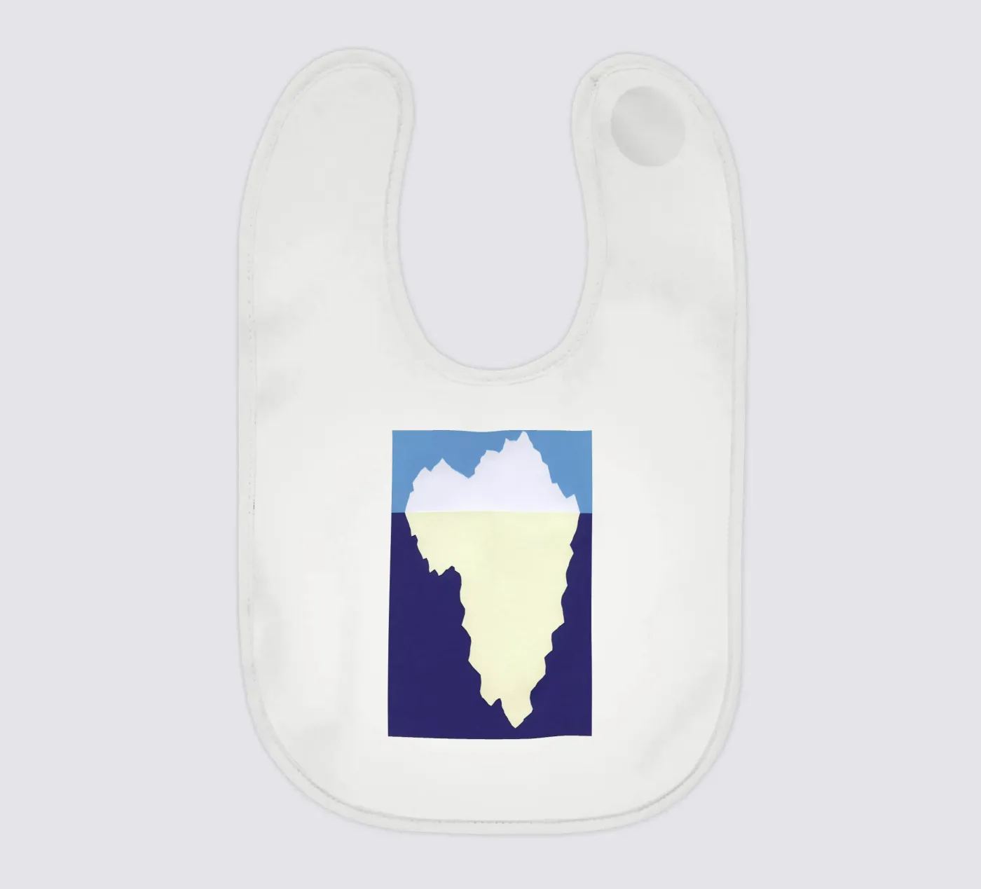 Iceberg baby bib by Rosi Feist