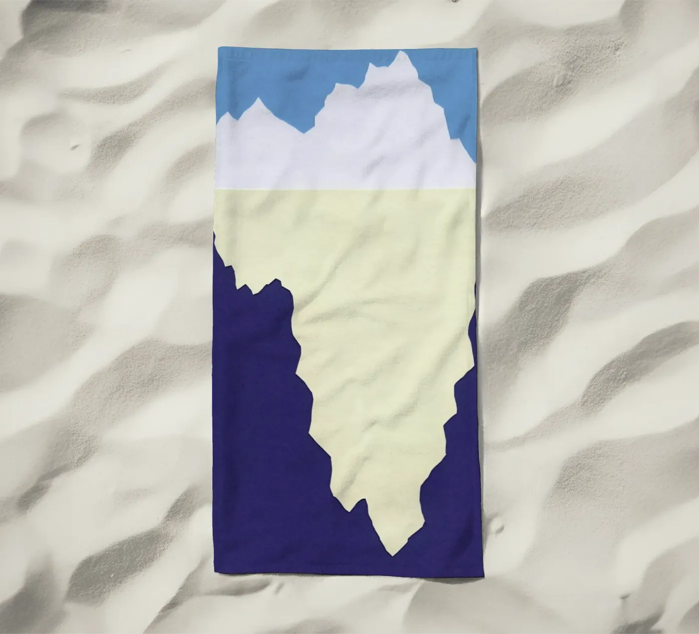Iceberg beach towel by Rosi Feist